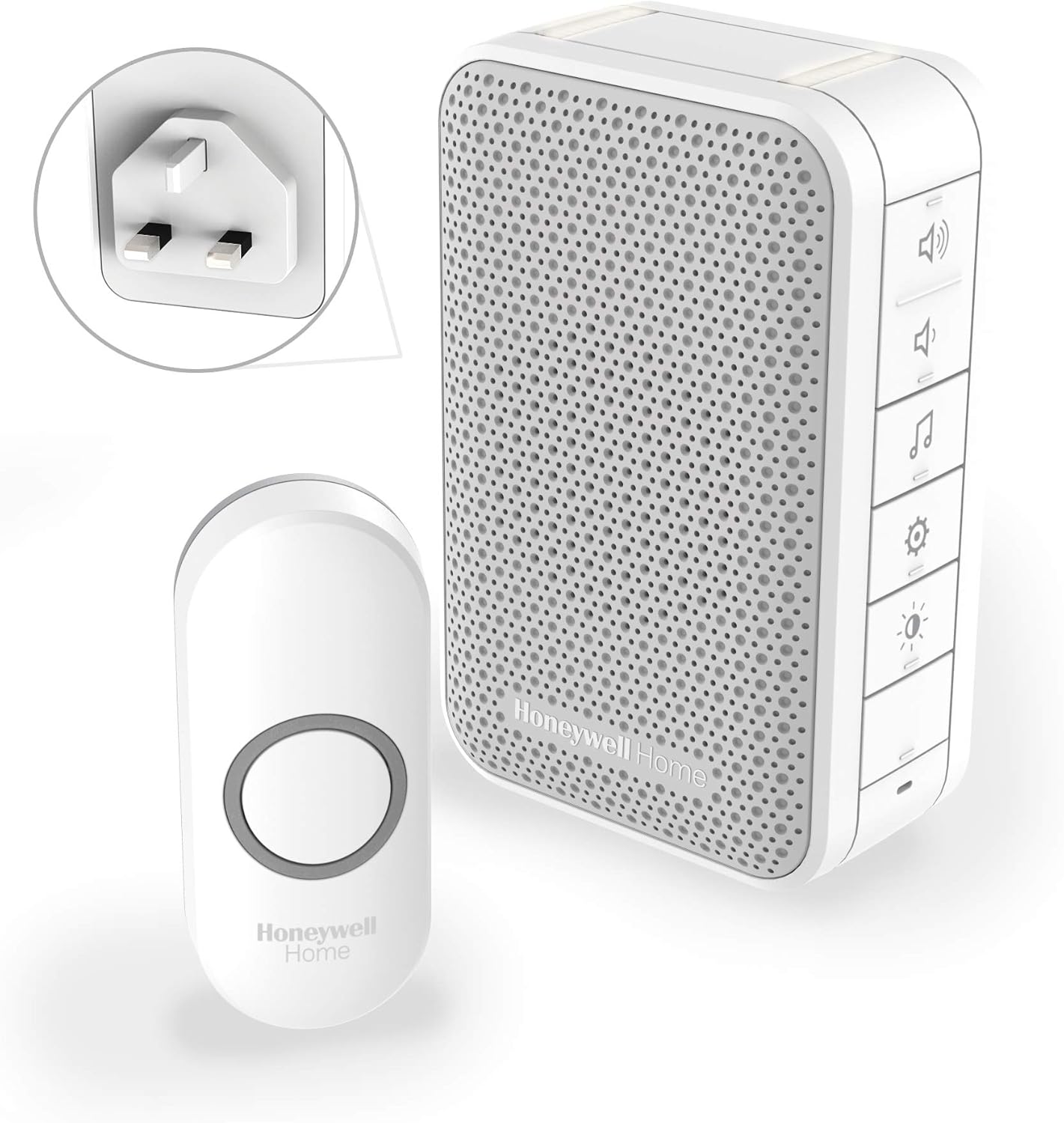 Honeywell DC313NBS 150 m 3 Series LED Doorbell White Amazon.co.uk