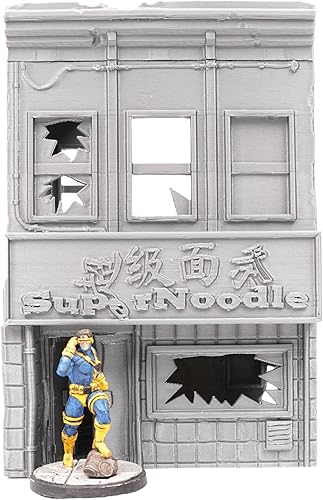 Miniatura 7 de Tabletop Terrain Tienda de fideos arruinados por Corvus Terrain Compatible con MCP 1.260 in