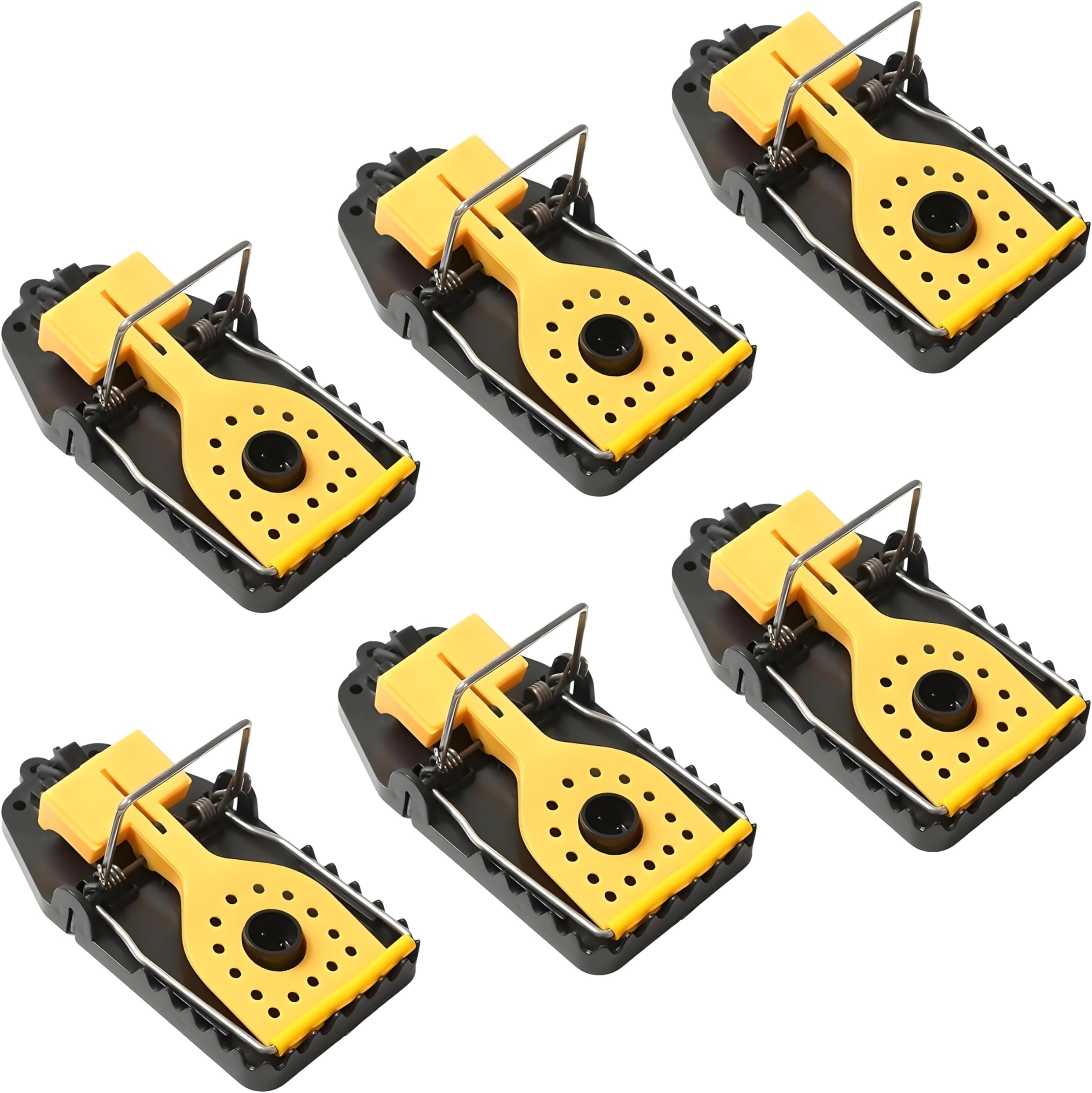 HYDRO Mouse Traps 6 Pack, Mice Traps Heavy Duty Reusable Traps That Kill Instantly, Mouse Traps For Indoors, Highly Sensitive Quick Effective Mice Kill Mouse Control, Rodent Trap
