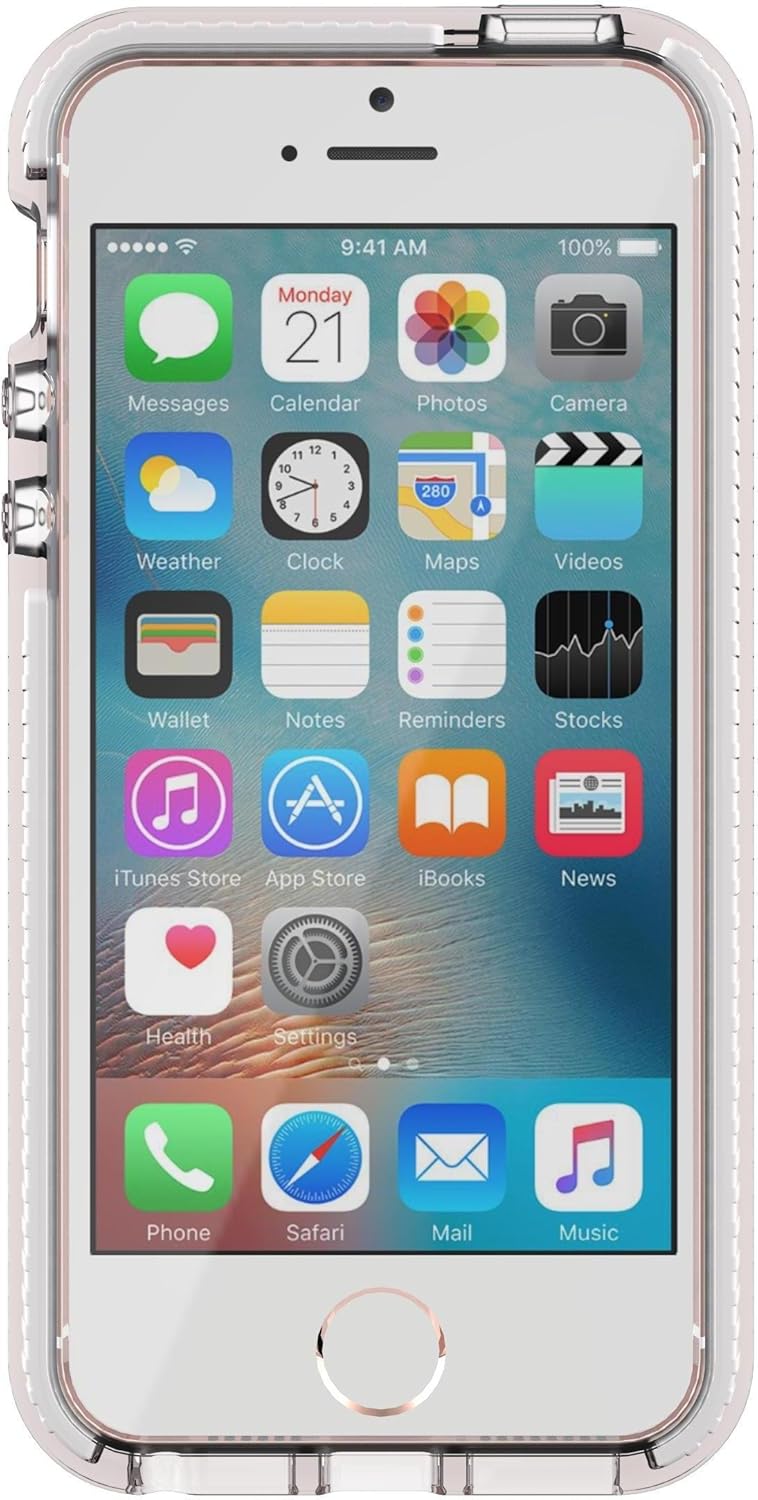 80% Off Discount Tech21 Evo Mesh for iPhone 5/5s/SE - Clear/White