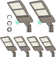 Vista 17 de Luz LED de Poste para Estacionamiento de 480V 320W con Montaje de Ajuste Deslizante, Luces LED Tipo Caja UL DLC Certificadas 44800LM 5000K Luces