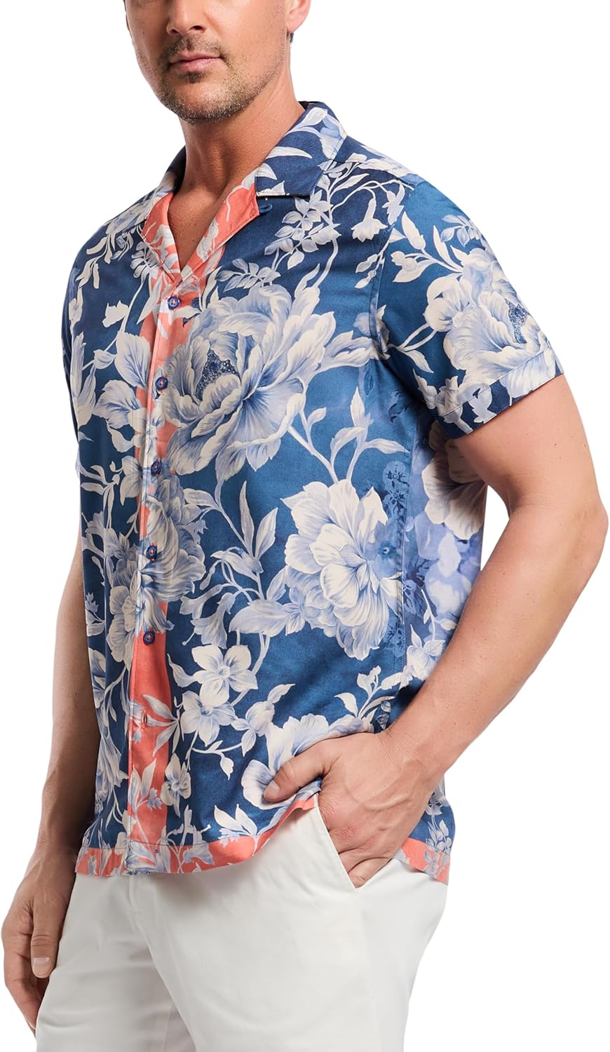 Robert Graham Mens Malta Short Sleeve Button Down Woven Shirt - Image 2