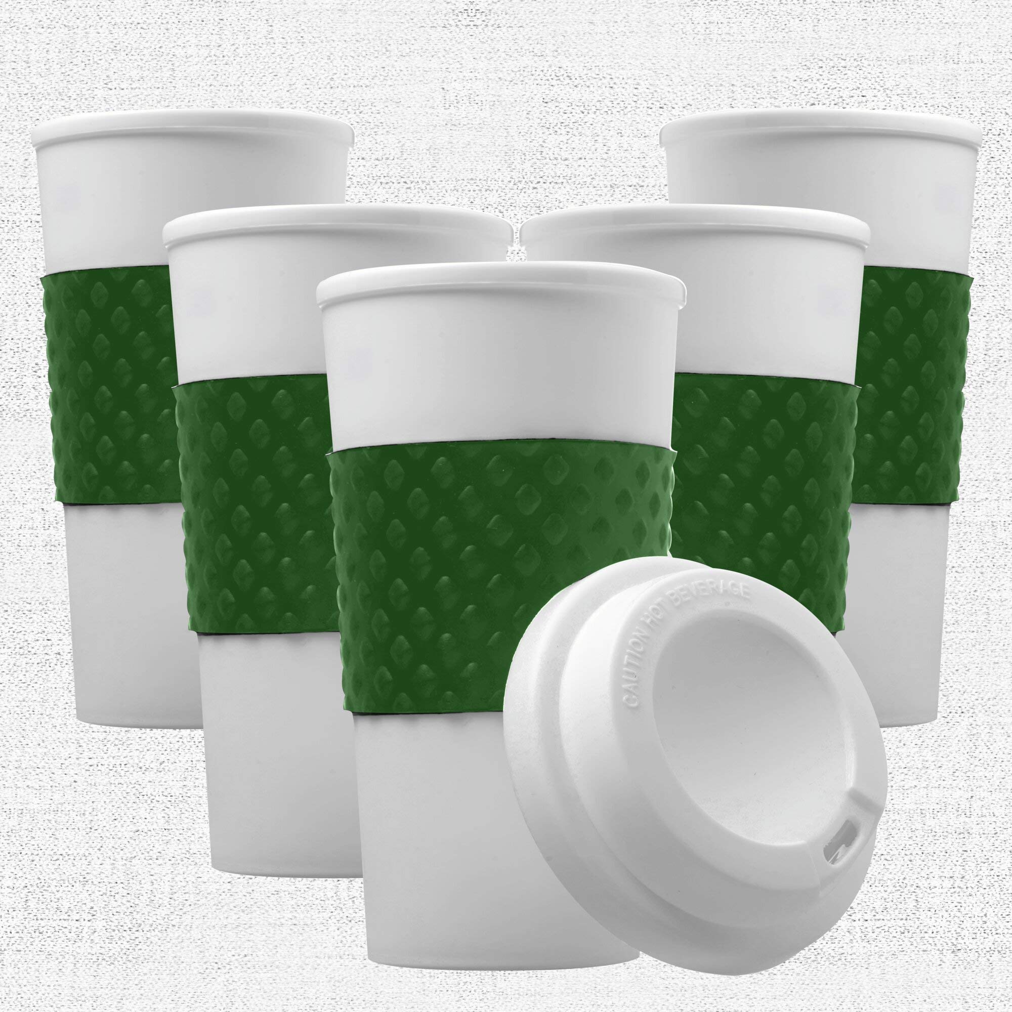 Amazon.com: DISCOUNT PROMOS 18 oz. Double Wall Plastic Tumblers - 10 Pack -  Green : Health & Household