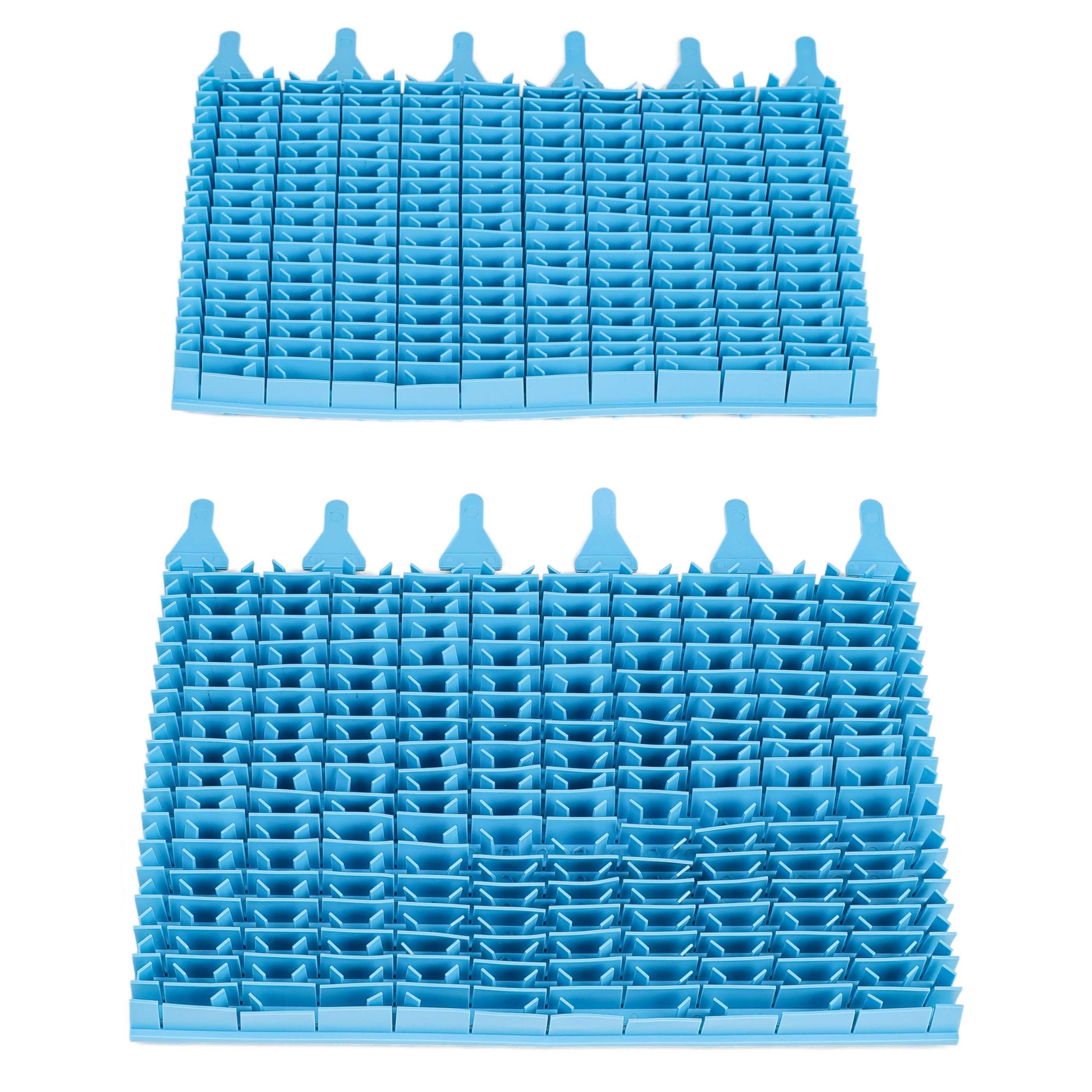 vhbw 2X Cepillo Compatible con Zodiac Voyager, Sweepy Free, Indigo Robot, Aspirador de Piscina - De Caucho, 30,5 x 24,4 x 5,8 cm