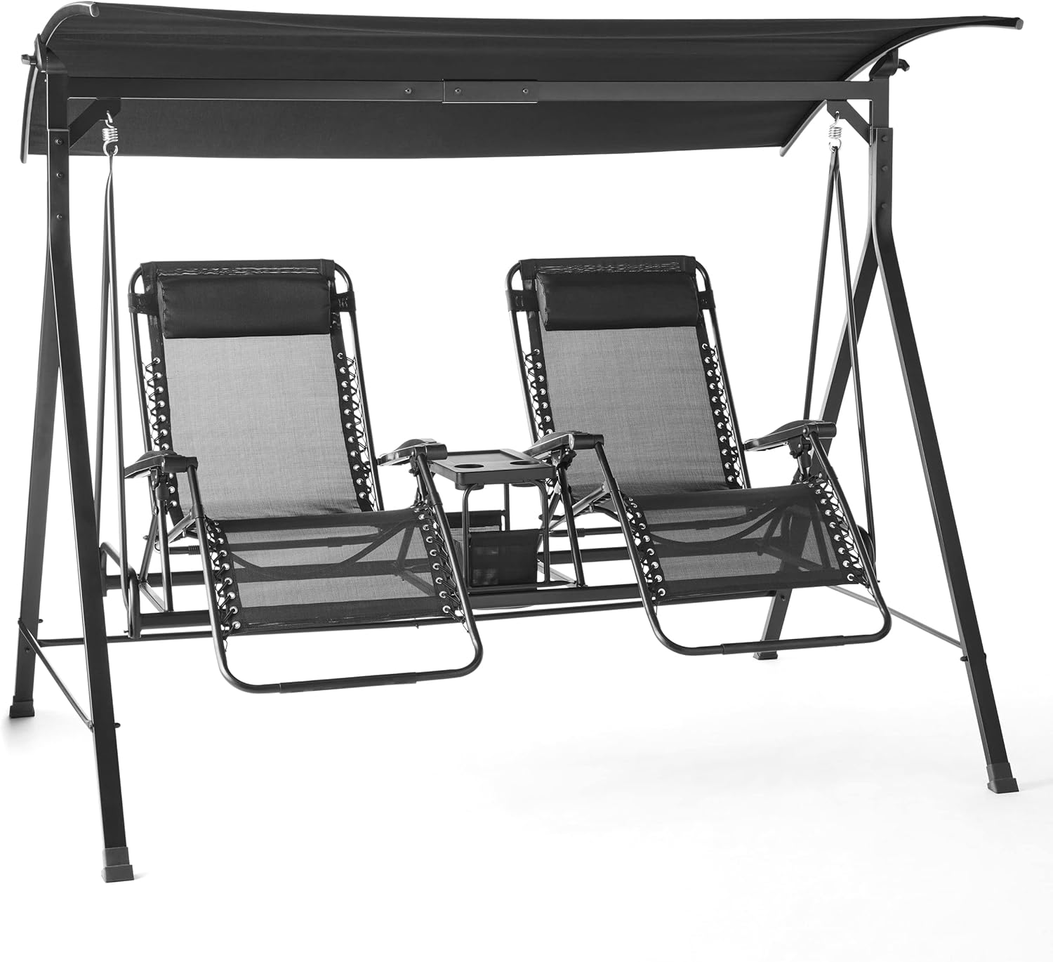 Oversized 2Person Outdoor Swing 2Person Reclining Swing