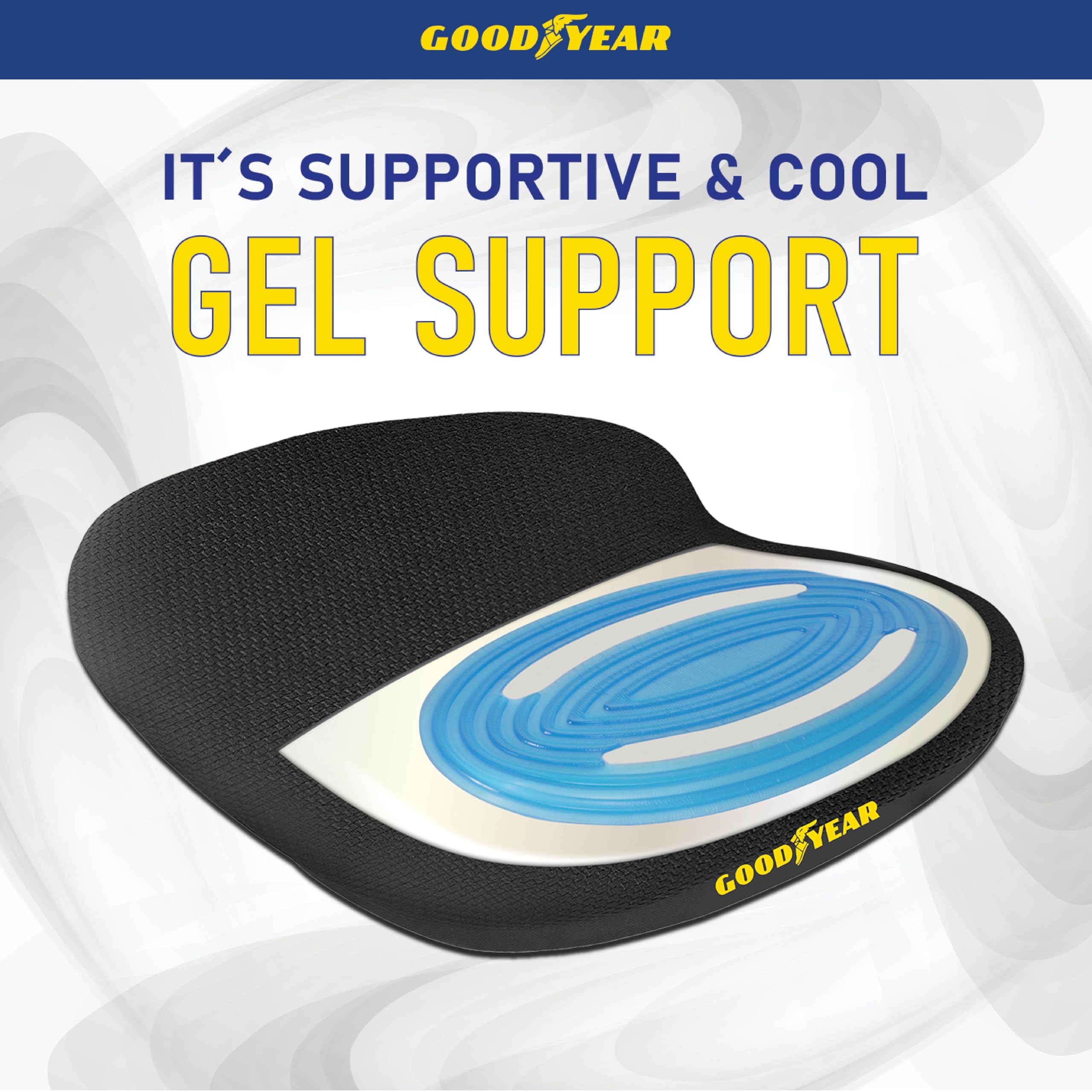 Goodyear GY1012 - Cuscino per sedia da ufficio o auto