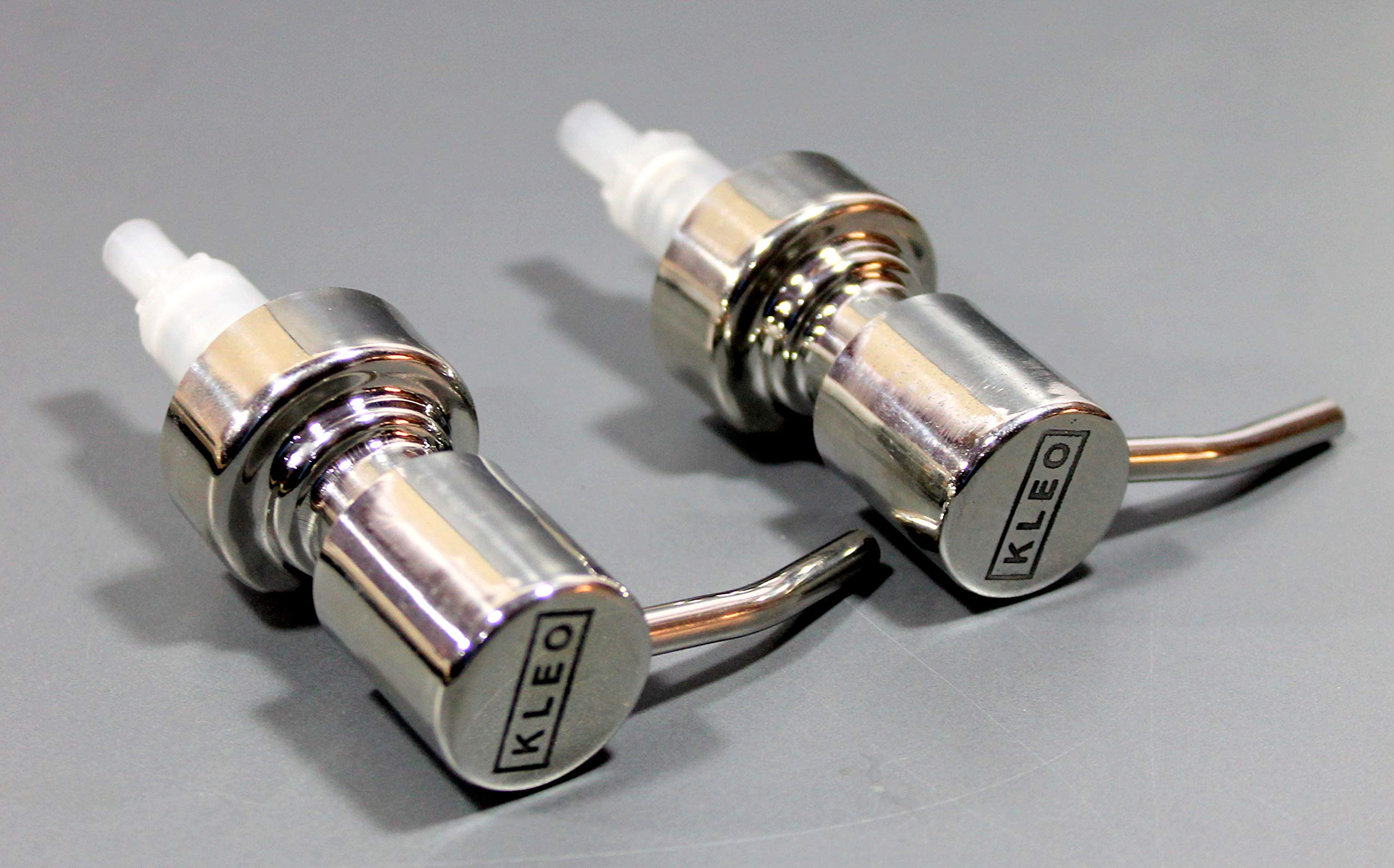 KLEO Stainless Steel Liquid Soap Dispenser Replacement Pump | Soap Pump | Lotion Pump - Pack of 2 2