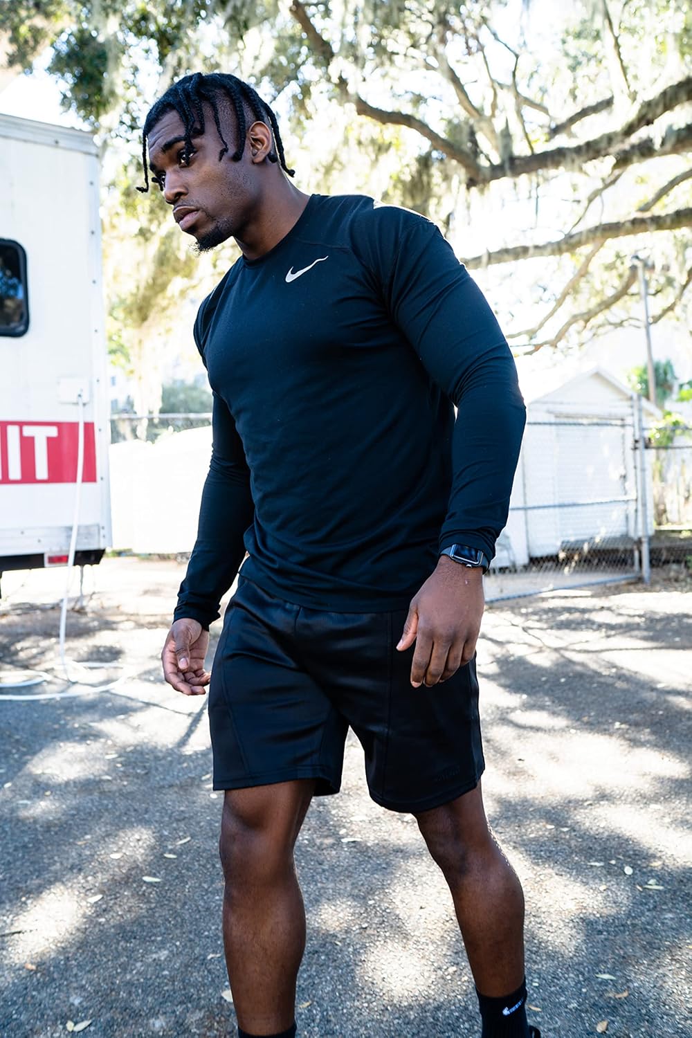 Miniatura 6 de SHBA Movement Men's 7" Everyday Comfort Athletic Shorts - Workout Training Running Lifestyle Gym Pants with Pockets