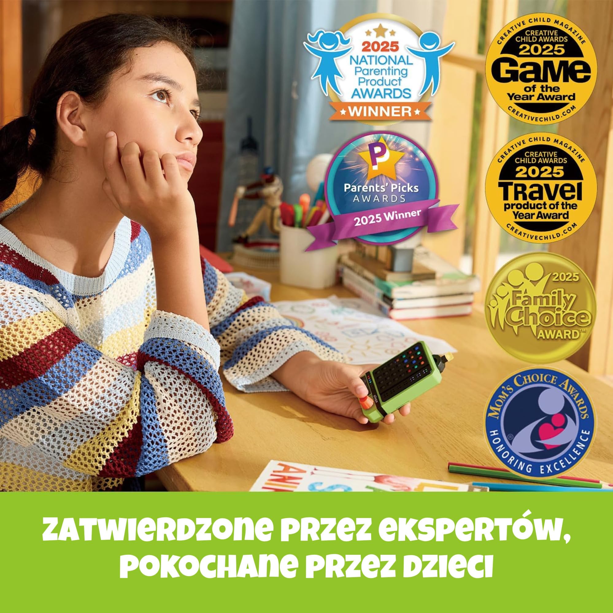 GiiKER Super Decoder – gra polegająca na łamaniu kodów elektronicznych | Poziom 600 | Zagadka z kodem kolorów złożona z 4 części | Tryb solo i duet | Tragbare Denkspel dla dzieci i dorosłych