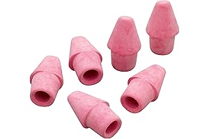 Paper Mate Arrowhead Pink Cap Erasers Bulk