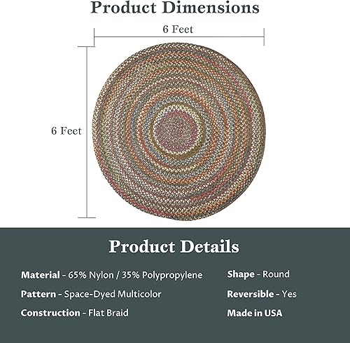 Miniatura 2 de RRI Home Decor Chelsea - Alfombra de área 6 pies bronce