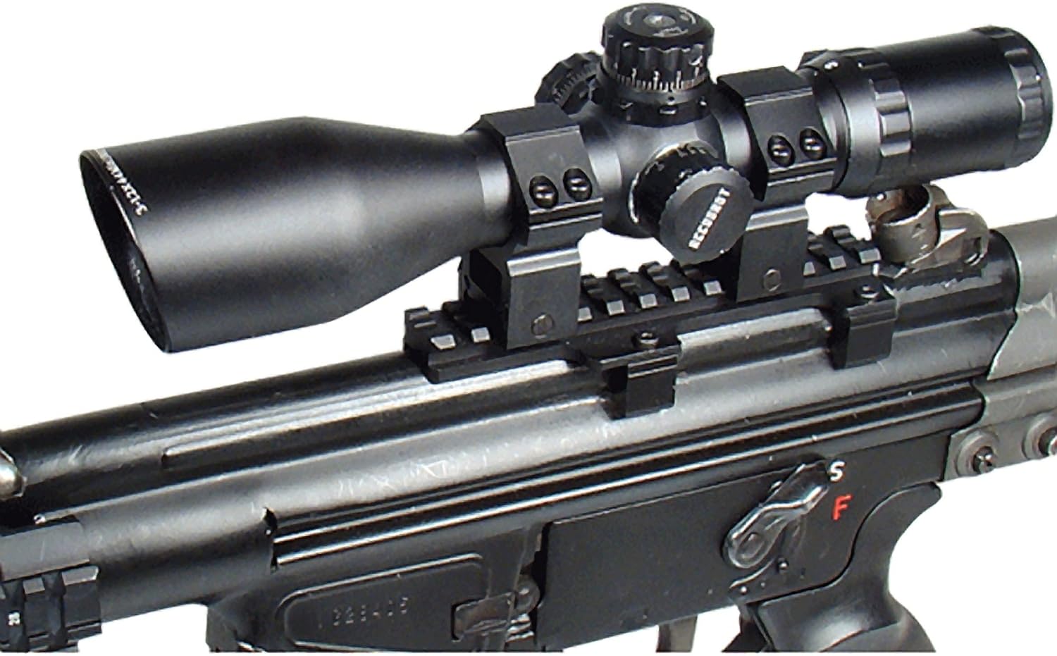 UTG MP5 Bi-directional Picatinny Mount, Low Profile , Black