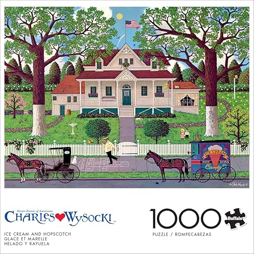 Miniatura 7 de Buffalo Games - Charles Wysocki - Witch's Bay - Rompecabezas de 1000 piezas para adultos, rompecabezas desafiante perfecto para noches de juego -