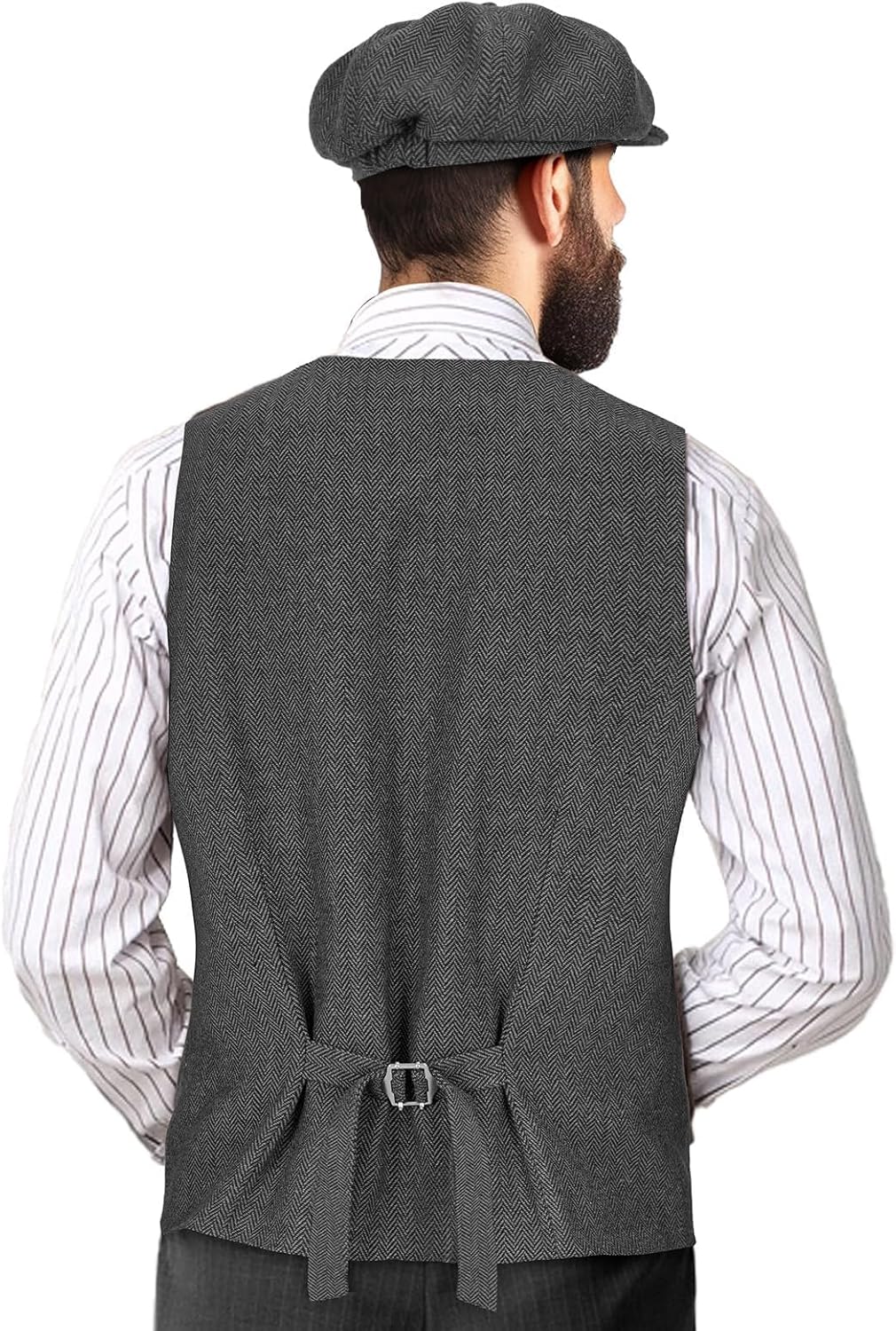 1920s Mens Costume Gatsby Cosplay Roaring 20s Gangster Accessories Set - Image 3