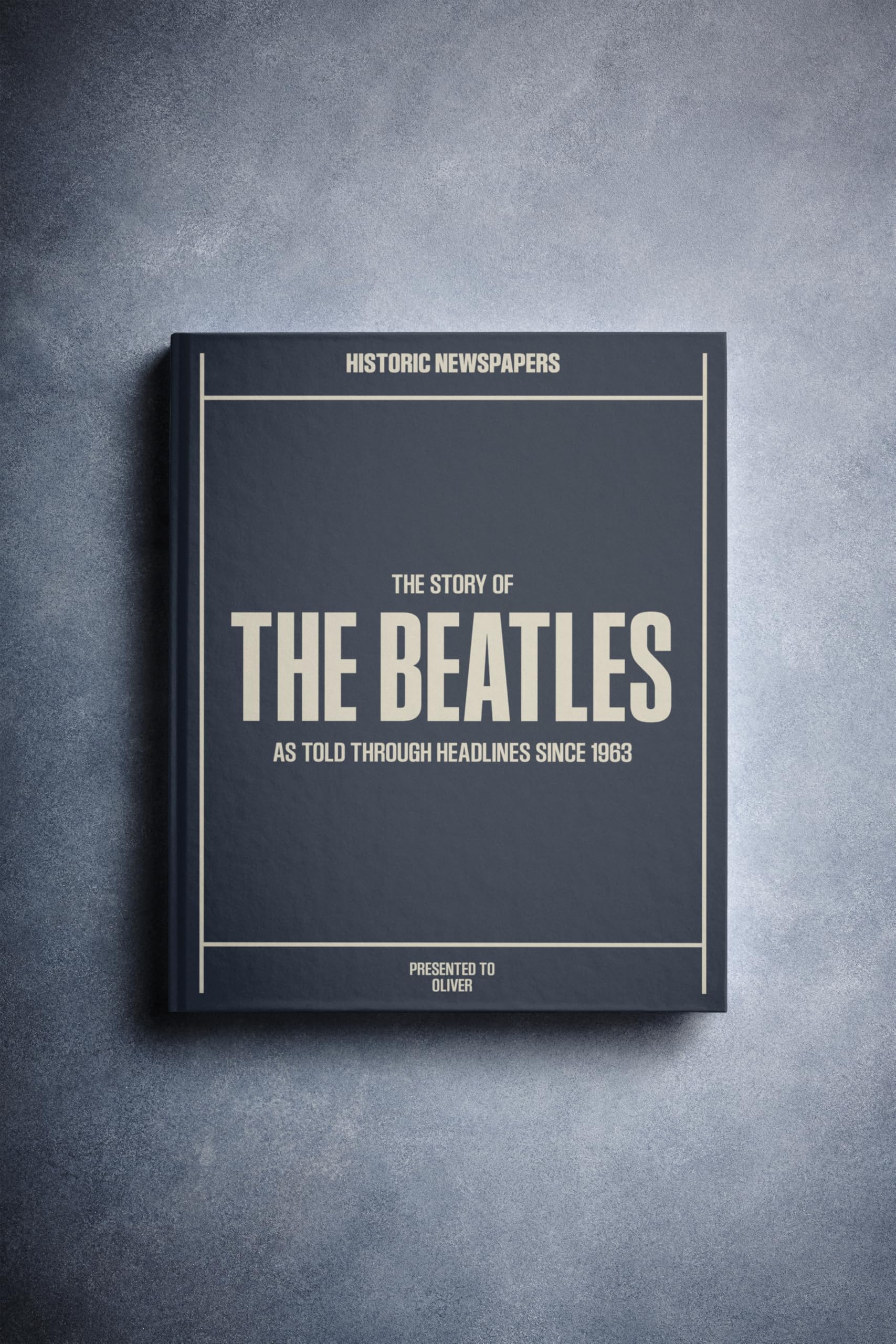Historic Newspapers - Music Newspaper History Book, Icons and Legends of Music Gift - Keepsake Books - for Music Lovers (Beatlemania) — image 1