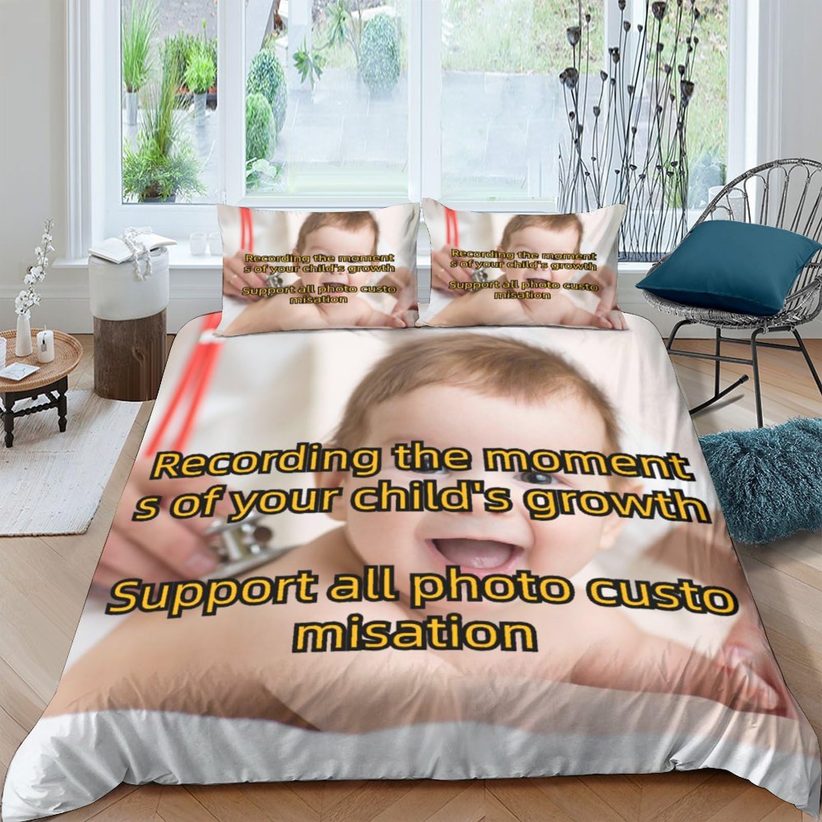 Parure de lit personnalisée 3D de luxe ensemble de literie doux haute définition