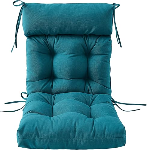 Miniatura 7 de ARTPLAN Adirondack - Cojín para silla de exterior para todo tipo de clima, cojín de mimbre para muebles de patio