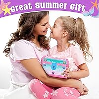 Vista 5 de Deling Juguetes de piscina de buceo de sirena, 106 piezas, juegos de búsqueda del tesoro subacuáticos, juegos de piscina divertidos de verano