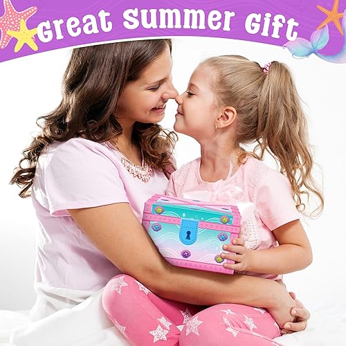 Miniatura 5 de Deling Juguetes de piscina de buceo de sirena, 106 piezas, juegos de búsqueda del tesoro subacuáticos, juegos de piscina divertidos de verano,