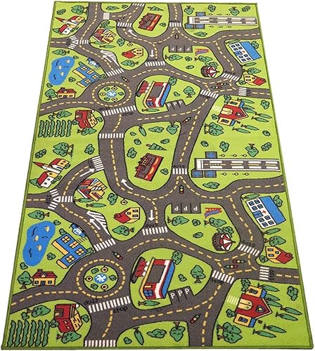 Miniatura 5 de Alfombra de juegos para niños vida urbana ideal para jugar con autos y juguetes jugar aprender y divertirse de forma segura tapete educativo para el