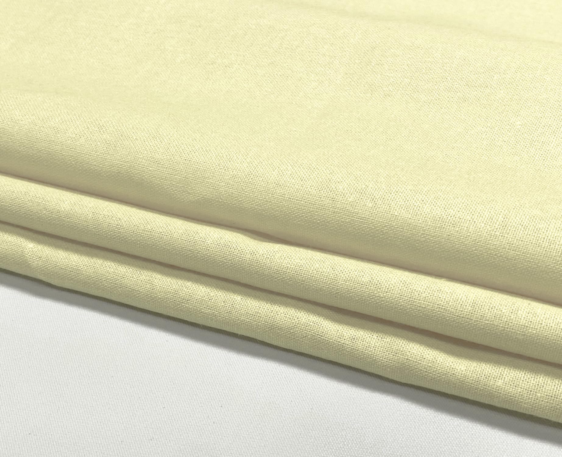 A-Express Plain Cotton Fabric, 60 Inches 150cm Extra Wide Per Metre, 150 GSM Viscose Material, for Clothing Quilting - Image 2