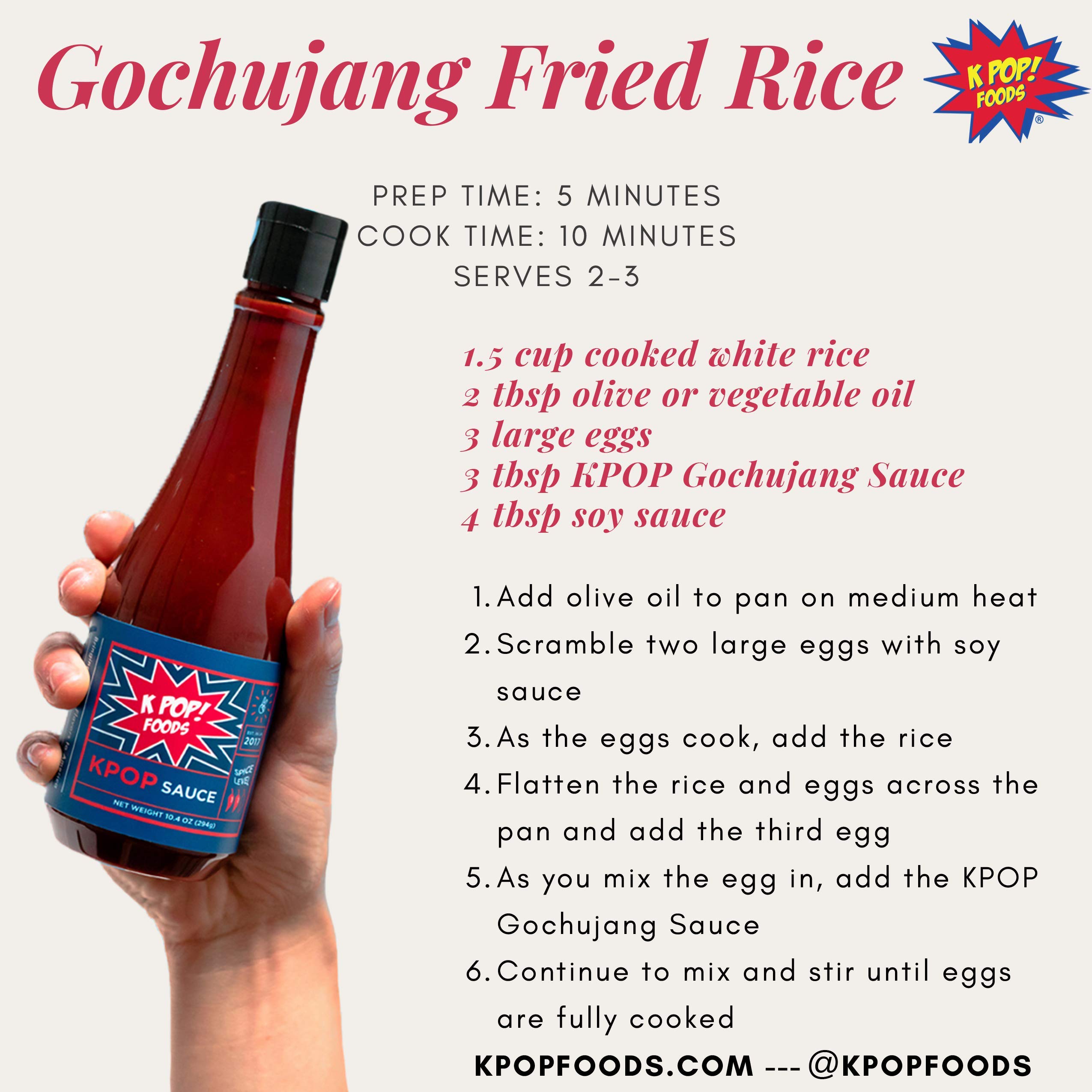Korean Chili Sauce by KPOP Foods Gochujang Sauce made with 100 Real