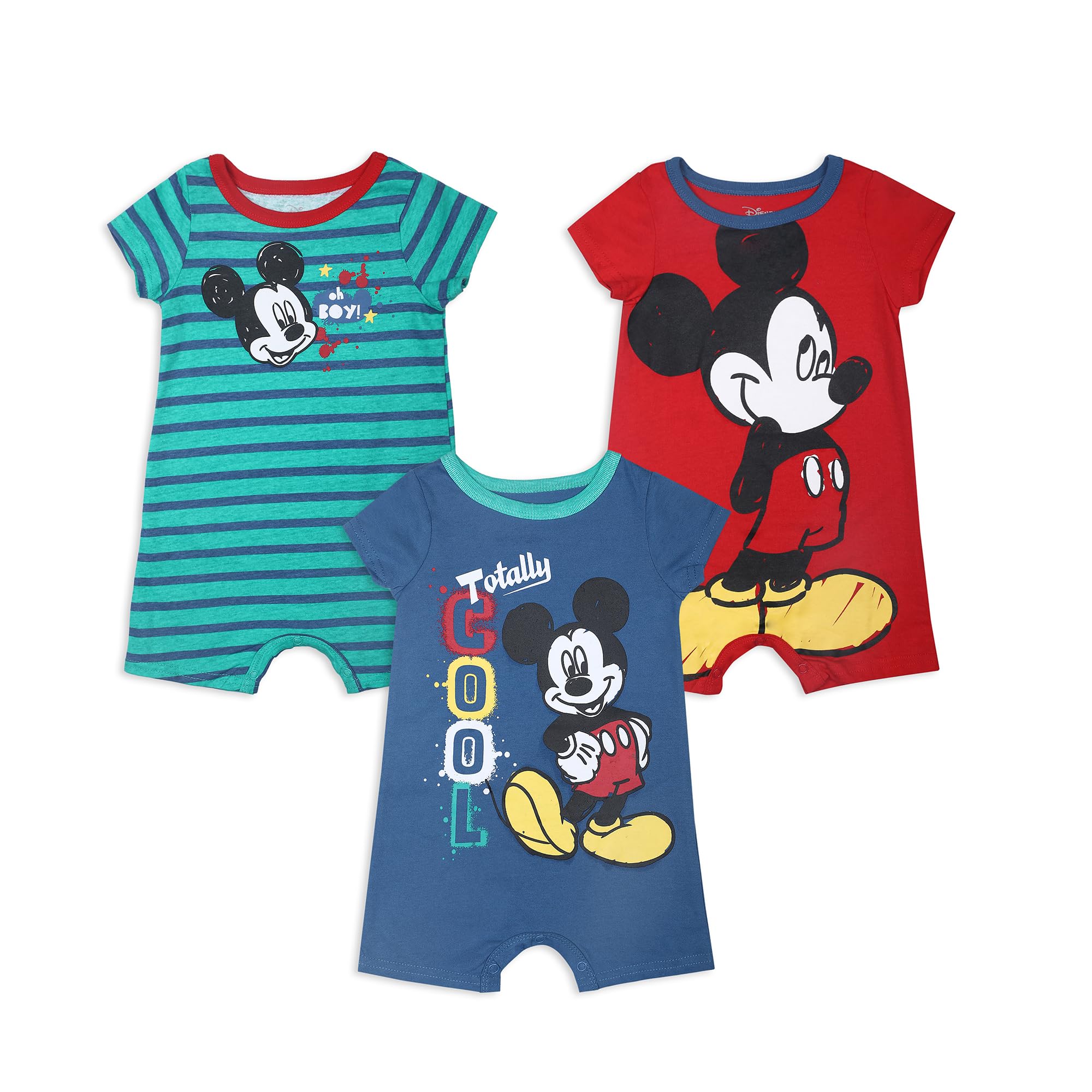 Romper Mickey Disney Baby bleu 24 mois finitions soignées - 8