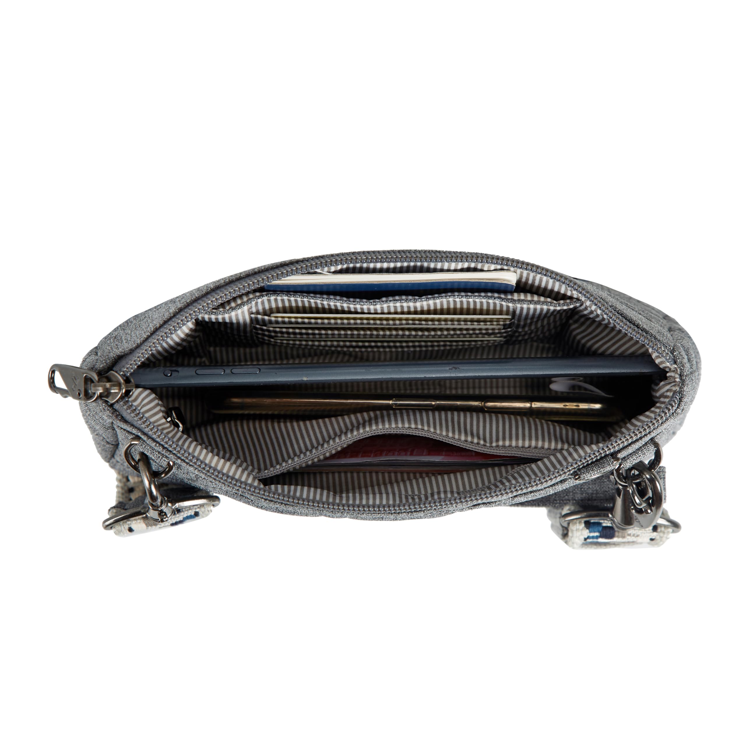 Travelon Boho Anti-furto Clutch Crossbody, Unisex-Adulto