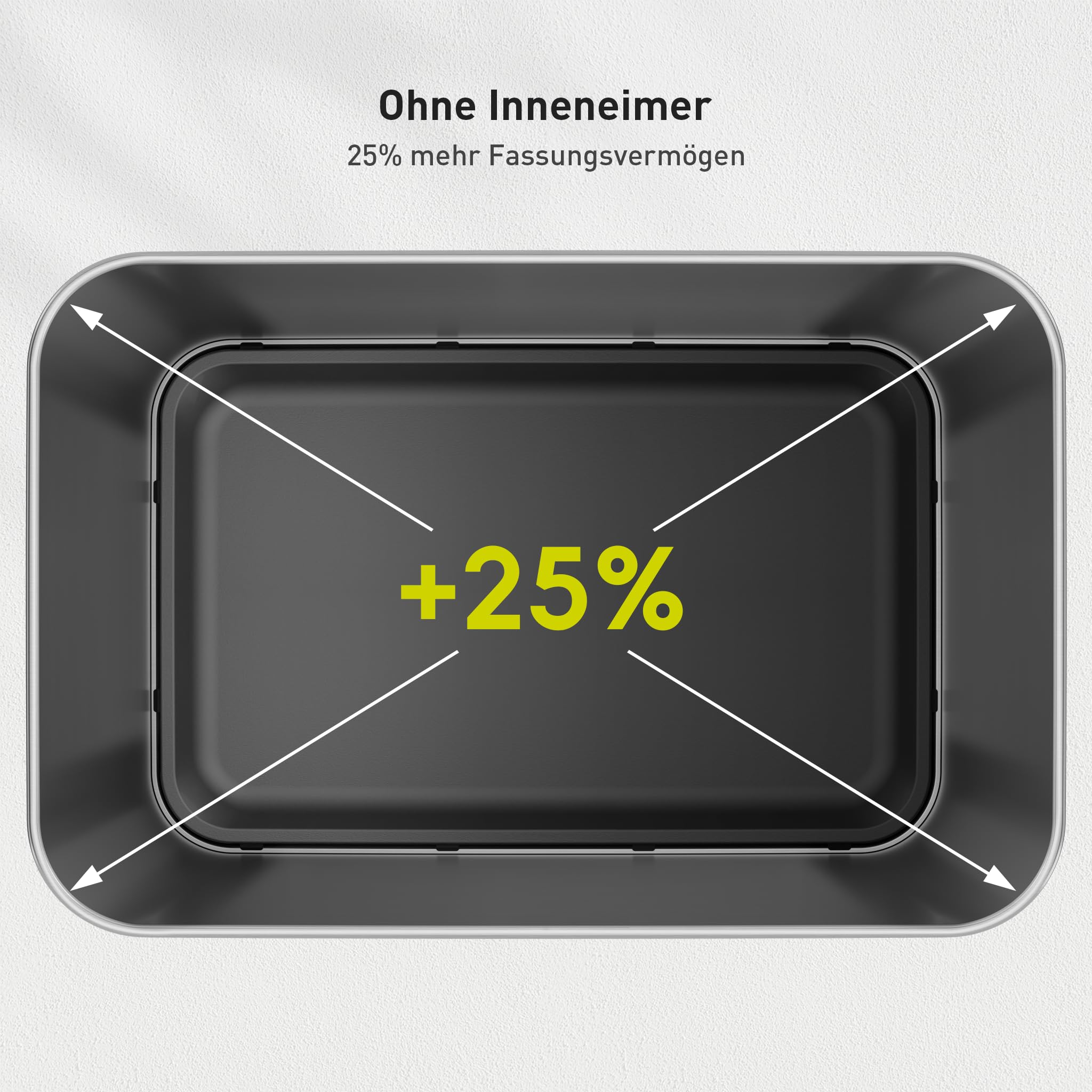 Eko NOVA Mülleimer mit Sensor 80 L – Bild 4