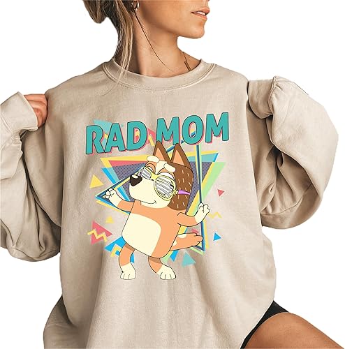 Miniatura 3 de Rad Mom Sweatshirt - Mother Sweatshirt - Mom Birthday Gift - Mom Sweatshirt - Happy Mothers Day Gift - Christmas Gift - Rad Dad - Couple Sweatshirt