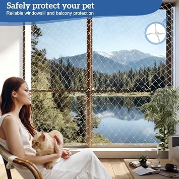Cat Net Safety for Balcony 4x3m Pet Anti-escape Net