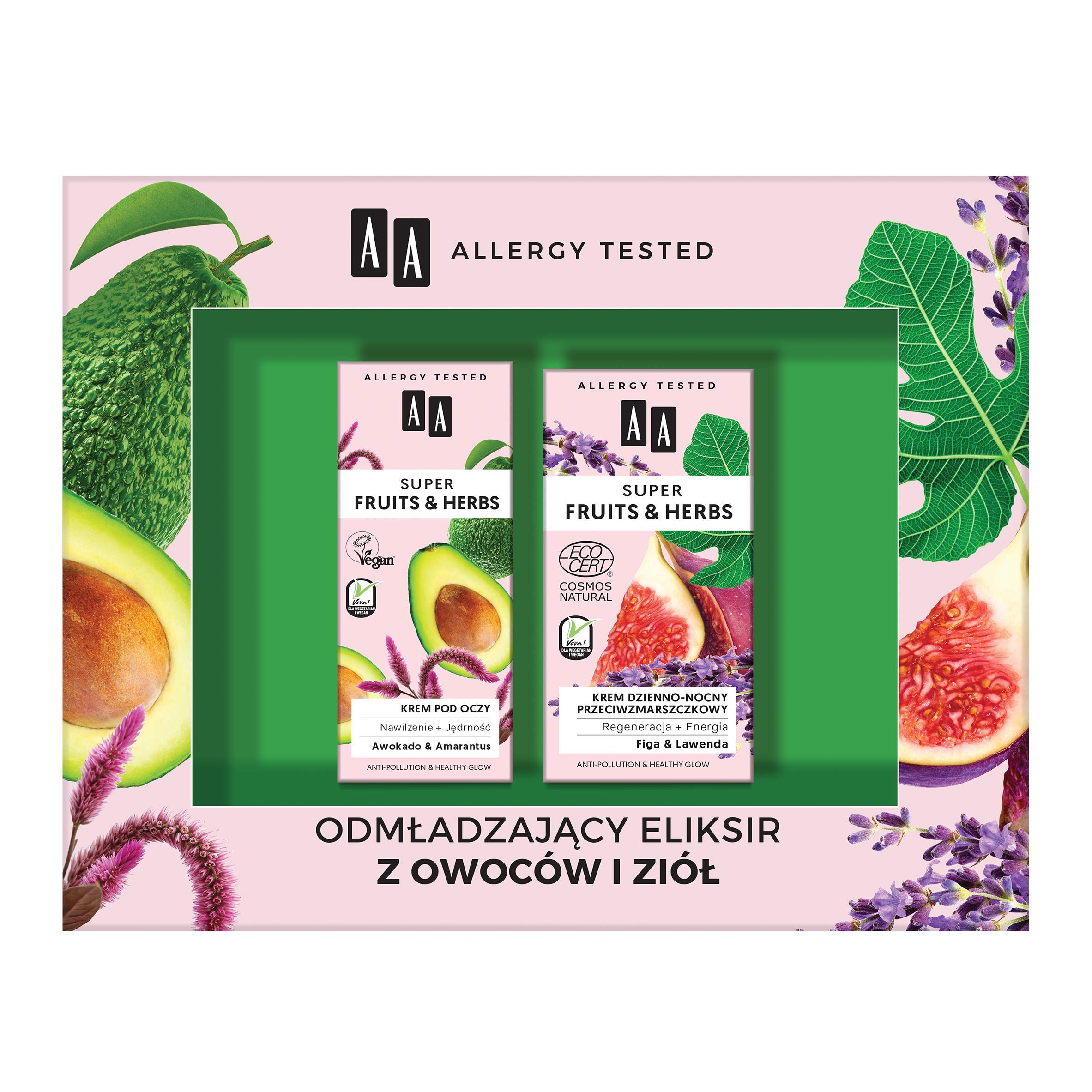 Aa Super Fruits & Herbs Zestaw Kosmetyków, 15 ml + 50 ml