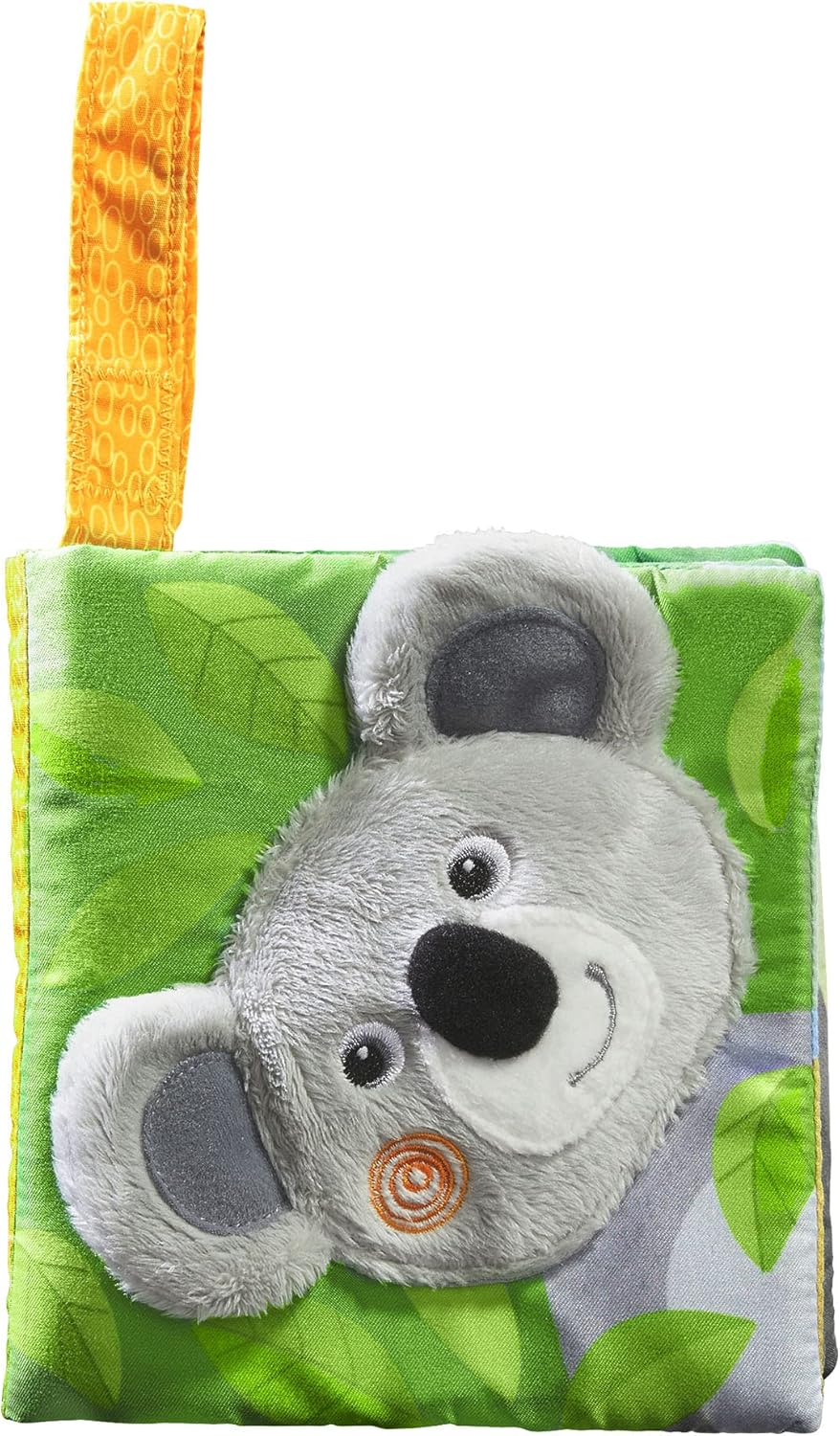 HABA Koala Fabric Book - Meet The Animals Downunder! - Attaches to Crib & Car Seat