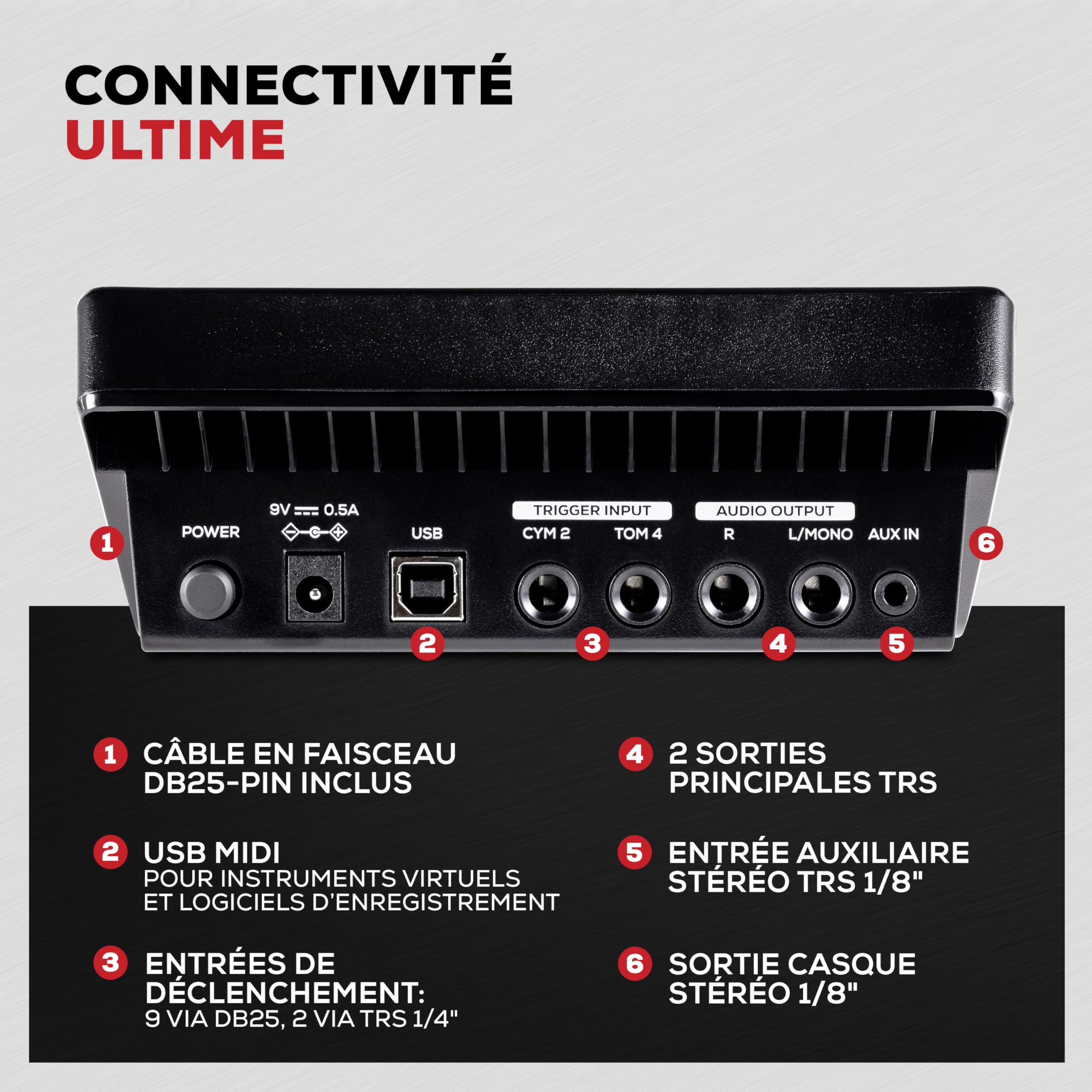 Alesis Nitro Ultimate Batterie Électronique avec Pads Maillés à Double Zone, Charleston Autonome, 640 Sons BFD Authentiques et 52 Kits, Bluetooth, Drumeo, USB MIDI, Compatible Double Grosse Caisse | 52 kits, 640 sons plus, audio Bluetooth, Hi-Hat mobile m