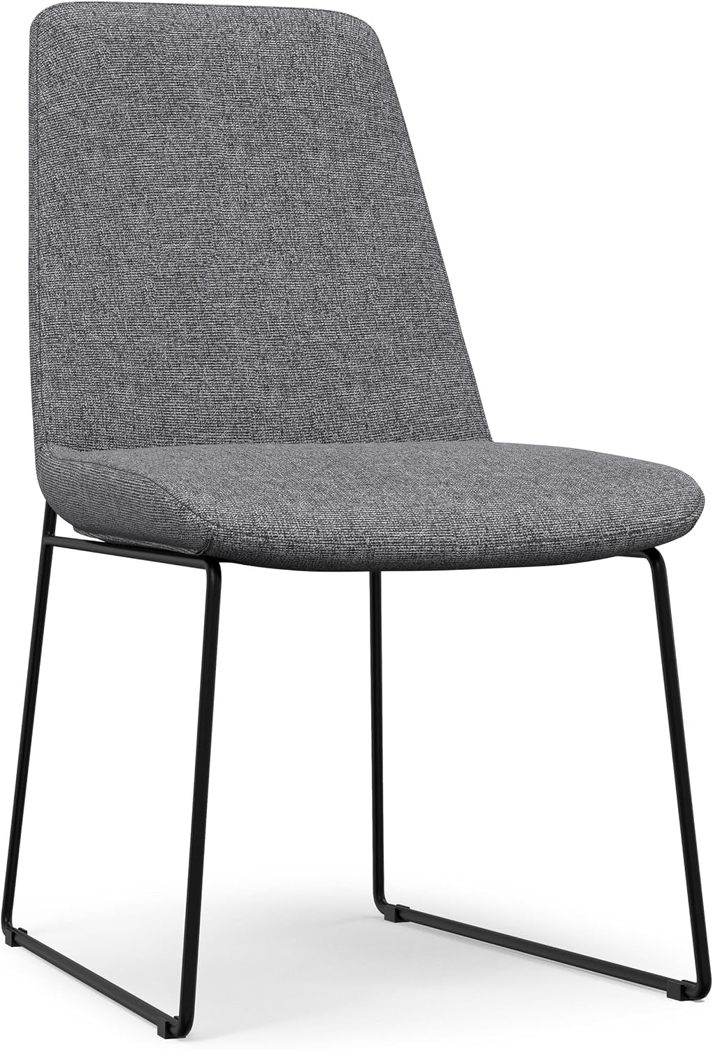 SIMPLIHOME Corina/Hunter 7-Piece Dining Set in Grey for the Dining Room and Kitchen