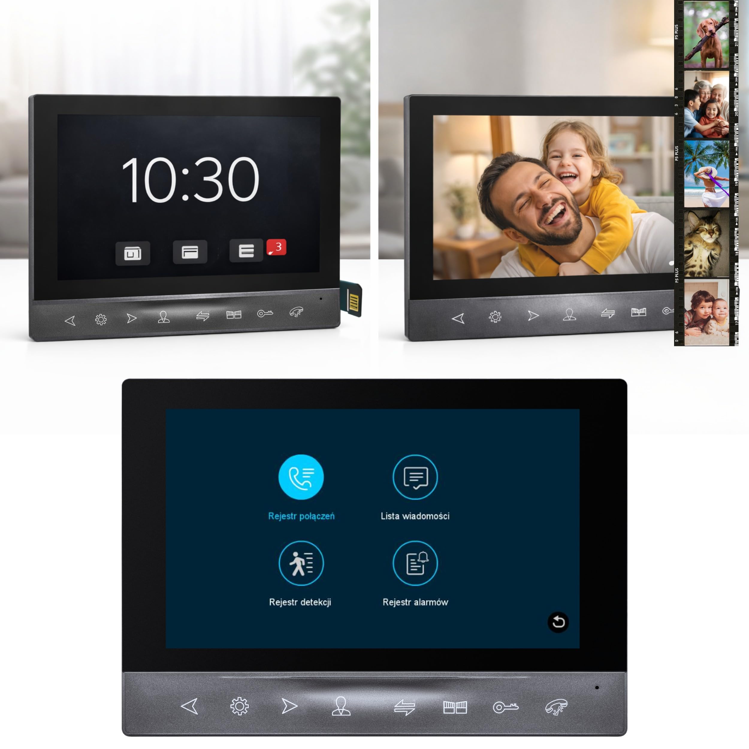 Videoportero Unifamiliar Video Portero Automatico WiFi con Apertura de Puerta Full HD 1080p - App Tuya Smart Cámara Exterior IP65 - Ángulo 144° Lector RFID (10, Pulgadas)