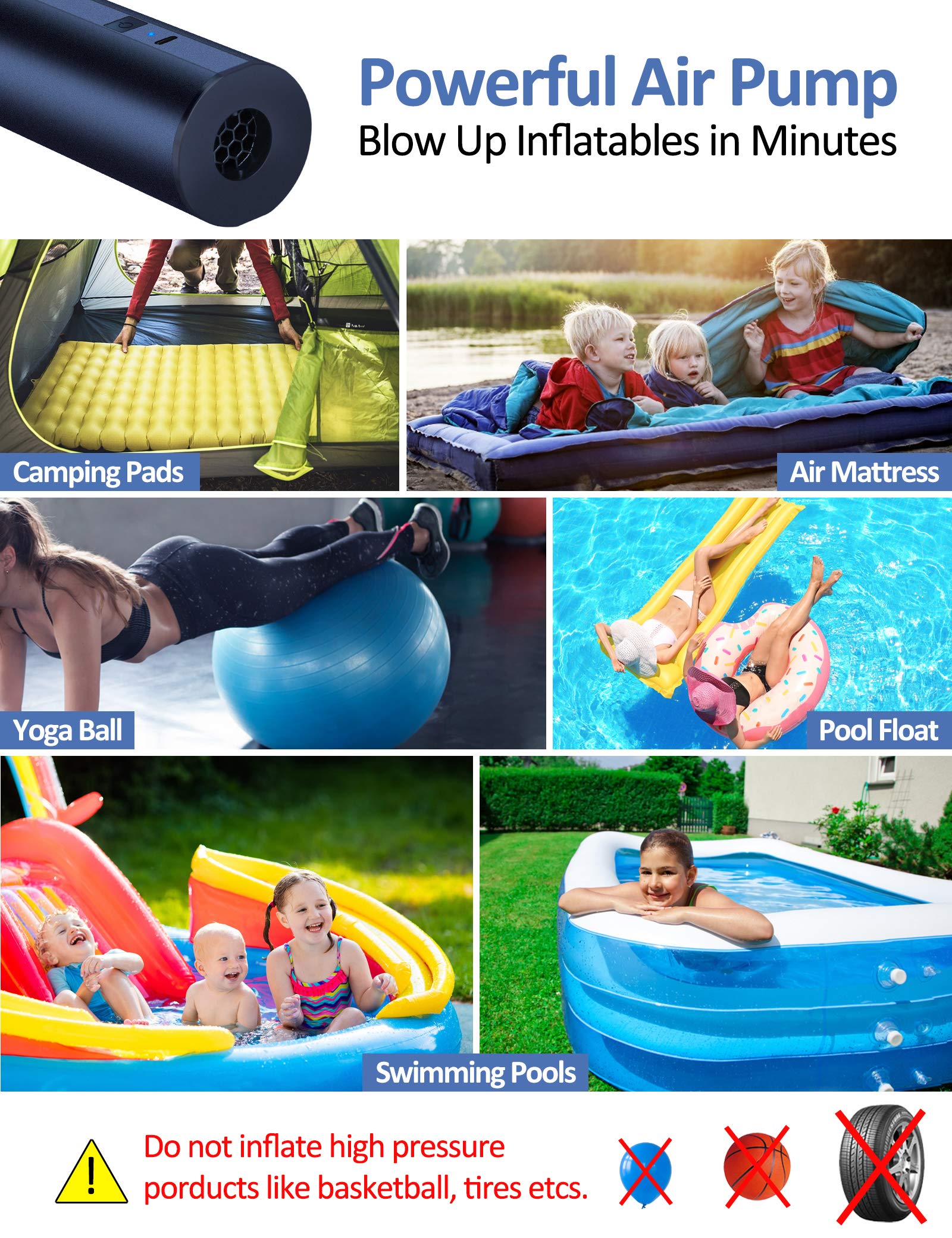 Air Mattress Pump Air Pumps For Paddling Pools Air Pumps For Pool