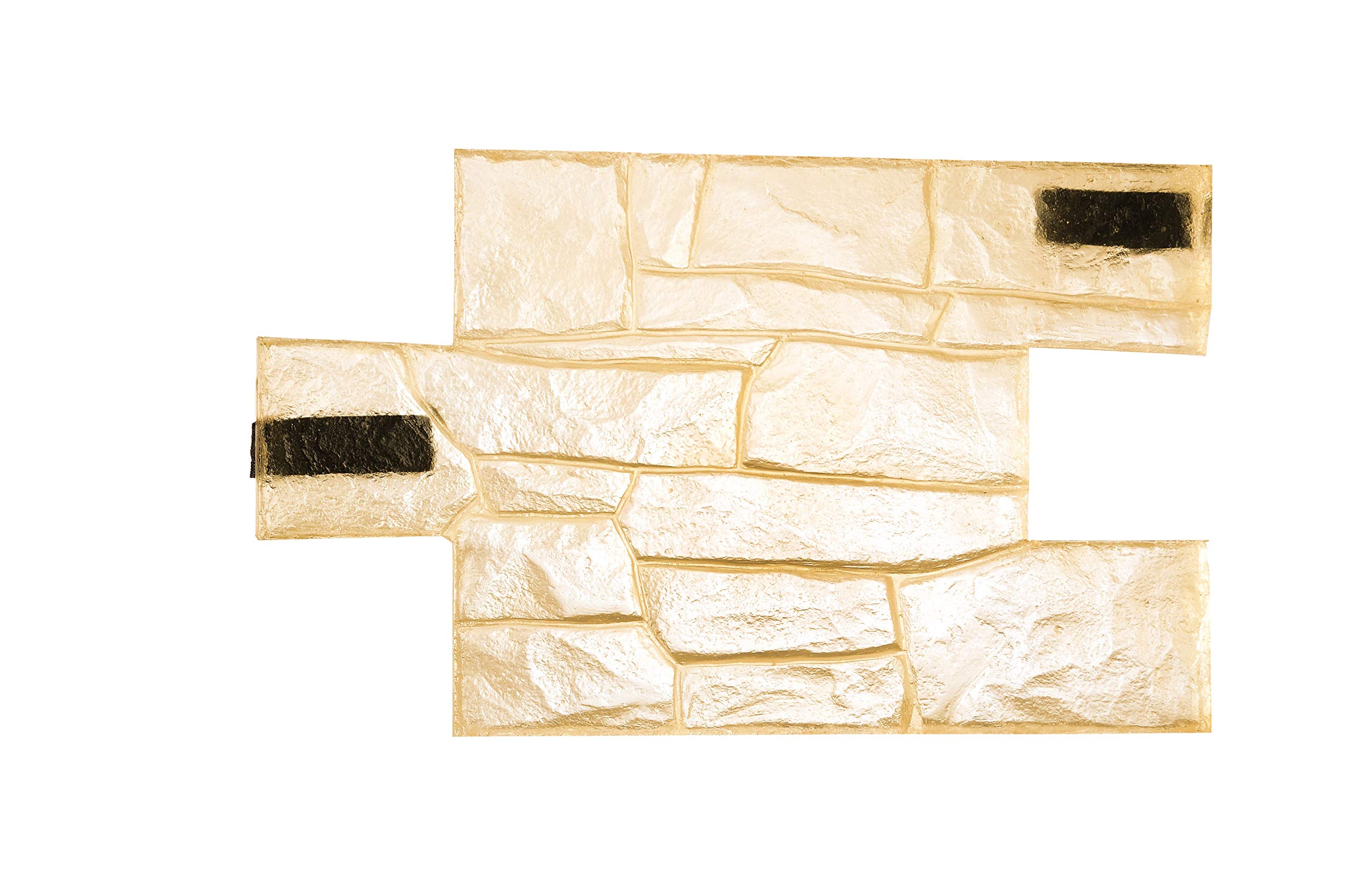 3D Granite Stone Pattern Vertical Decorative Impression Concrete Cement Imprint Mat Stamp (Granite N2), Transparent Amber - Image 3