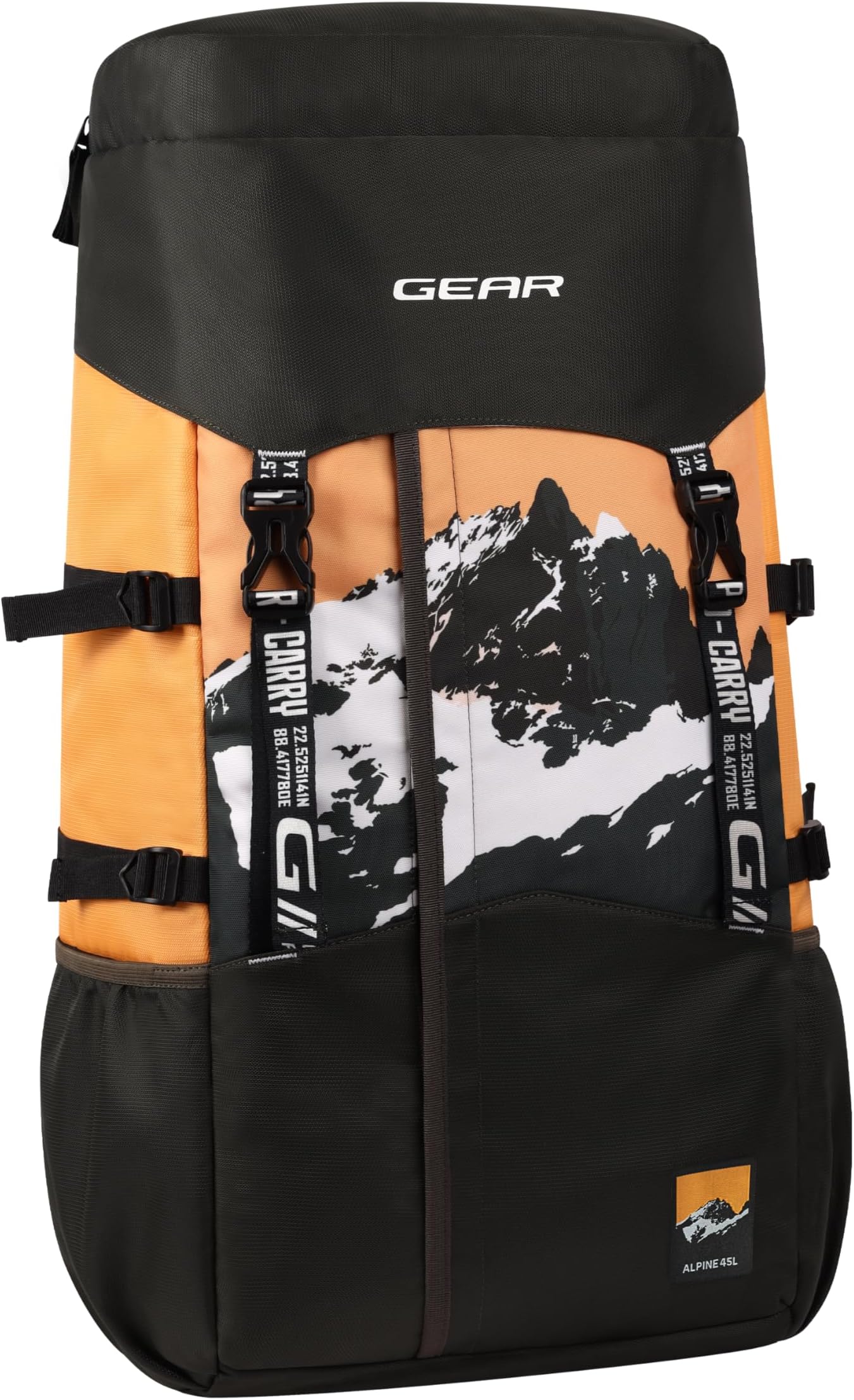 Sponsored Ad - Gear Alphamount 2 25"/50L Extra Large Water Resistant 4 Compartment Rucksack/Travel Bag/For Unisex(Olive-Yellow)