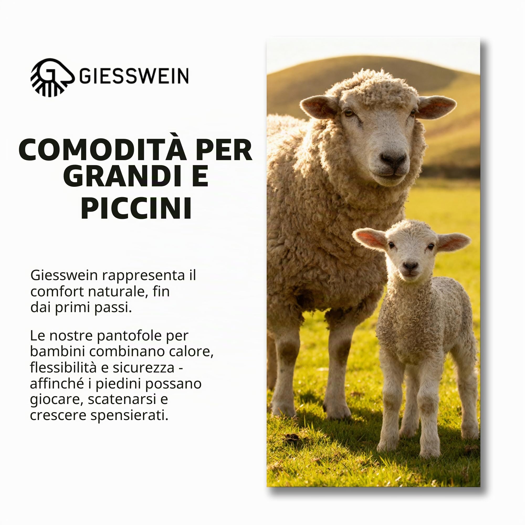 Giesswein Pantofole per Bambini Söll Slim-Fit