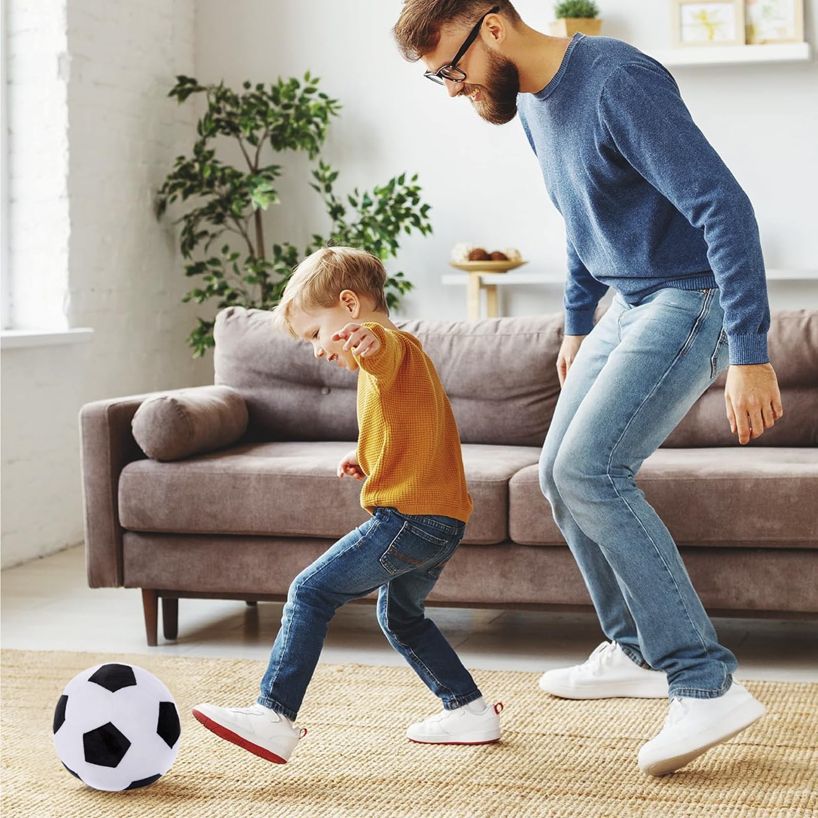 Cojín Peluche De Futbolista De 25 Cm – Suave, Esponjoso Y Versátil, Regalo Original Para Fans Del Fútbol