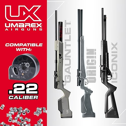 Miniatura 3 de Umarex Guantelete PCP Pellet Gun Air Rifle Magazine, calibre .22, 10-Shot Mag