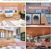 WeCooper DN150 mm Visszaáramlás-gátló Szelep Konyhai Páraelszívóhoz - Horganyzott Acél, Alumínium Lamellákkal, Gumi Tömítéssel 7