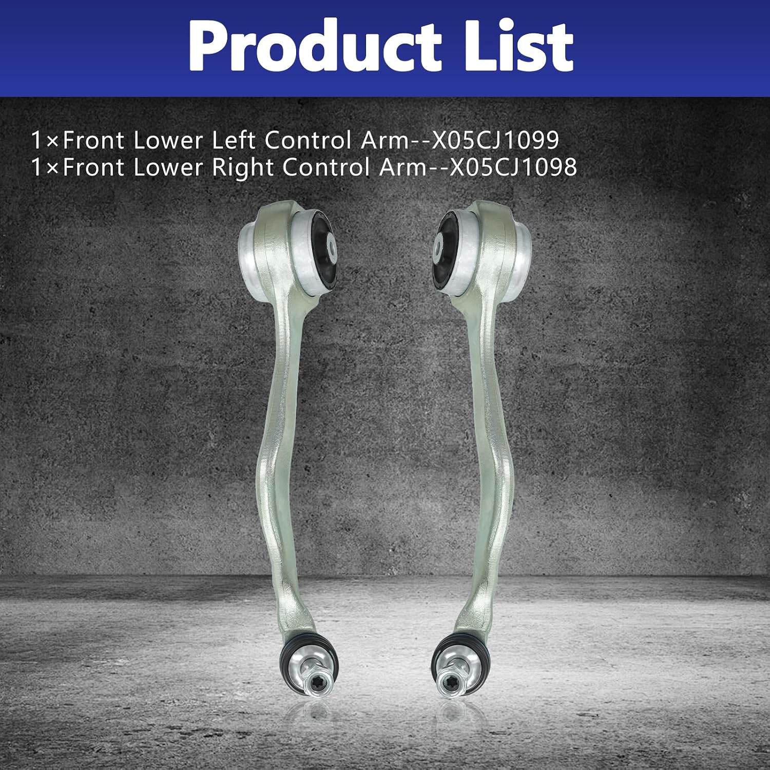 Control Arm, Suspension Kit Front Lower Forward Compatible with 2018-2021 BMW X3 2019-2021 X4