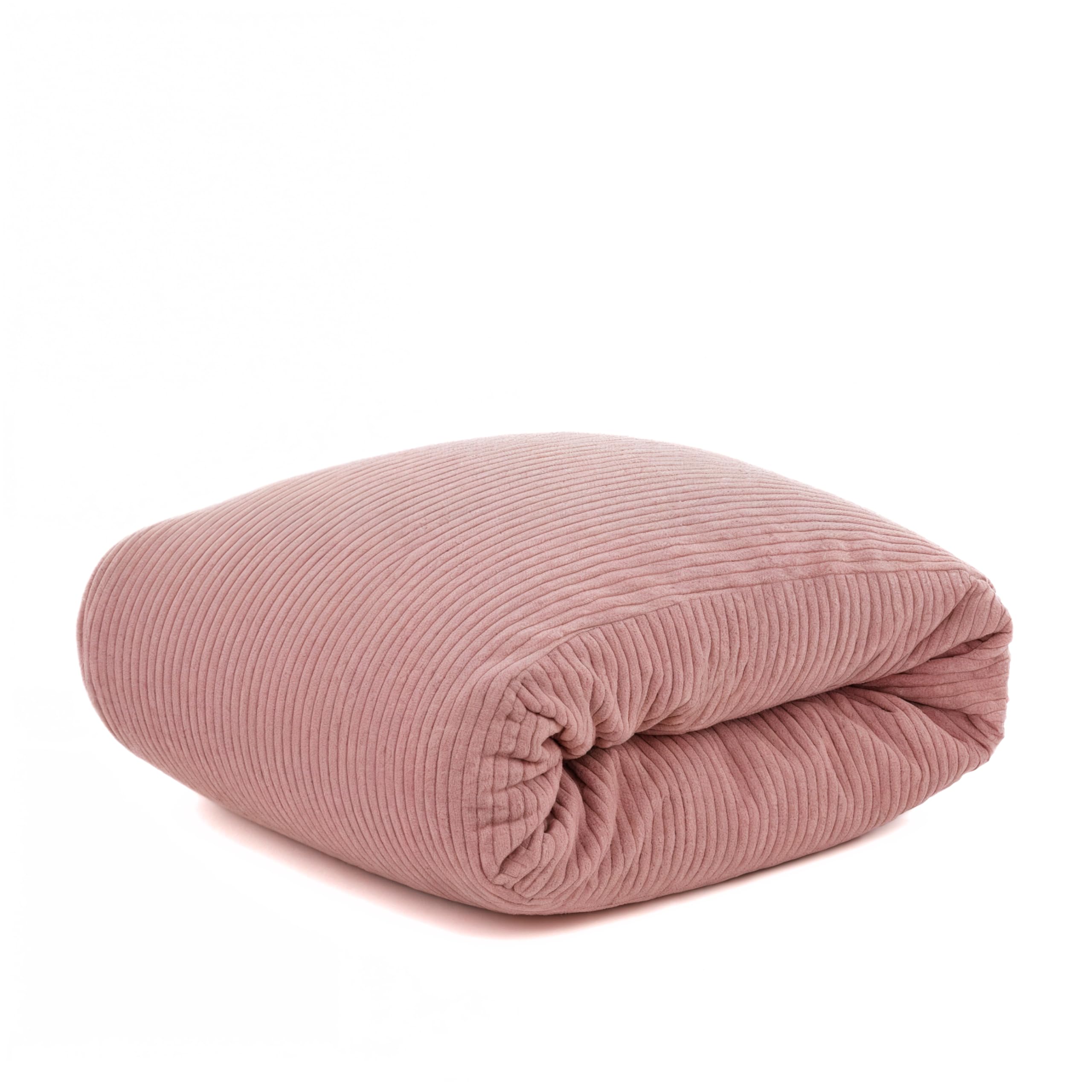 Gutekissen Fodera per sacco di peluche per bambini, 85 x 85 x 50 cm, per la cameretta dei bambini, organizer per animali di peluche e coperte, tessuto Oeko-Tex, chiusura lampo (rosa)