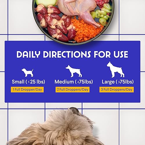 Miniatura 7 de WONDER PAWS Melatonina para perros – Salud suprarrenal, equilibrio de cortisol, relajante natural, apoyo para dormir – Suplemento líquido de 2 onzas
