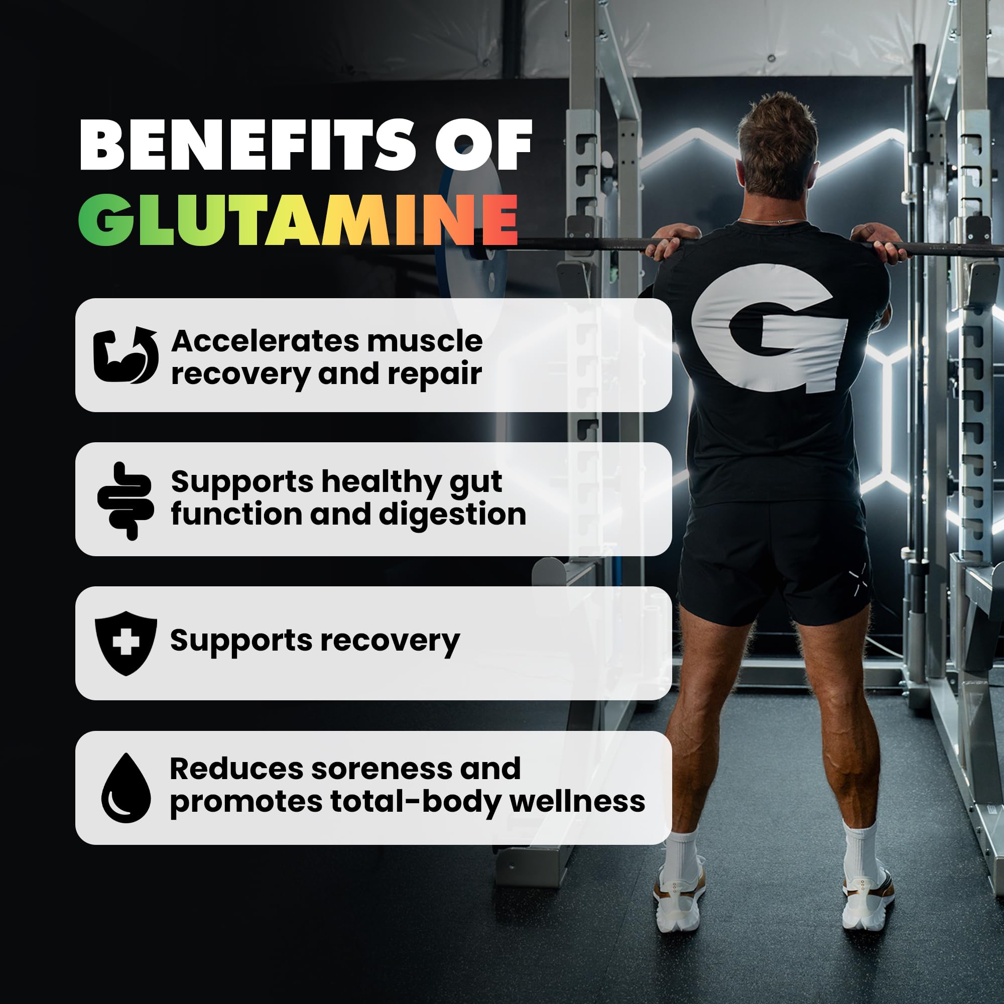 Gains in Bulk L-Glutamine Powder, Cherry Limeade, 30 Servings — Amazon image 2