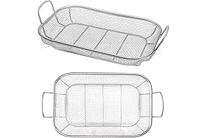 Homi Styes Grill Baskets for Outdoor Grill – 15 x 11-inch Vegetable...