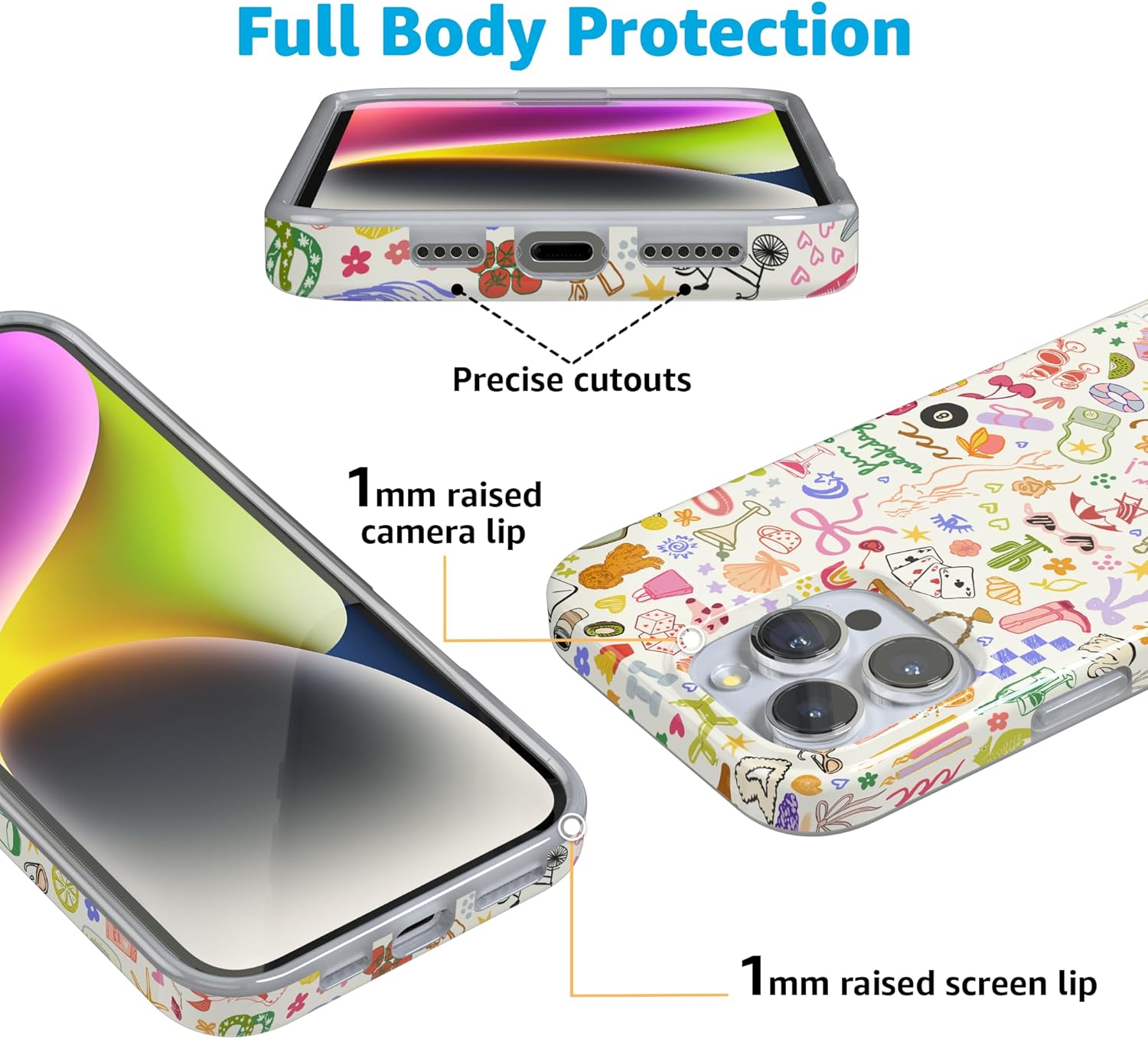 Casely iPhone 16 Pro Max Case | All The Fun Things | Fun on Weekdays | Compatible with MagSafe | Classic Ultra Slim Design