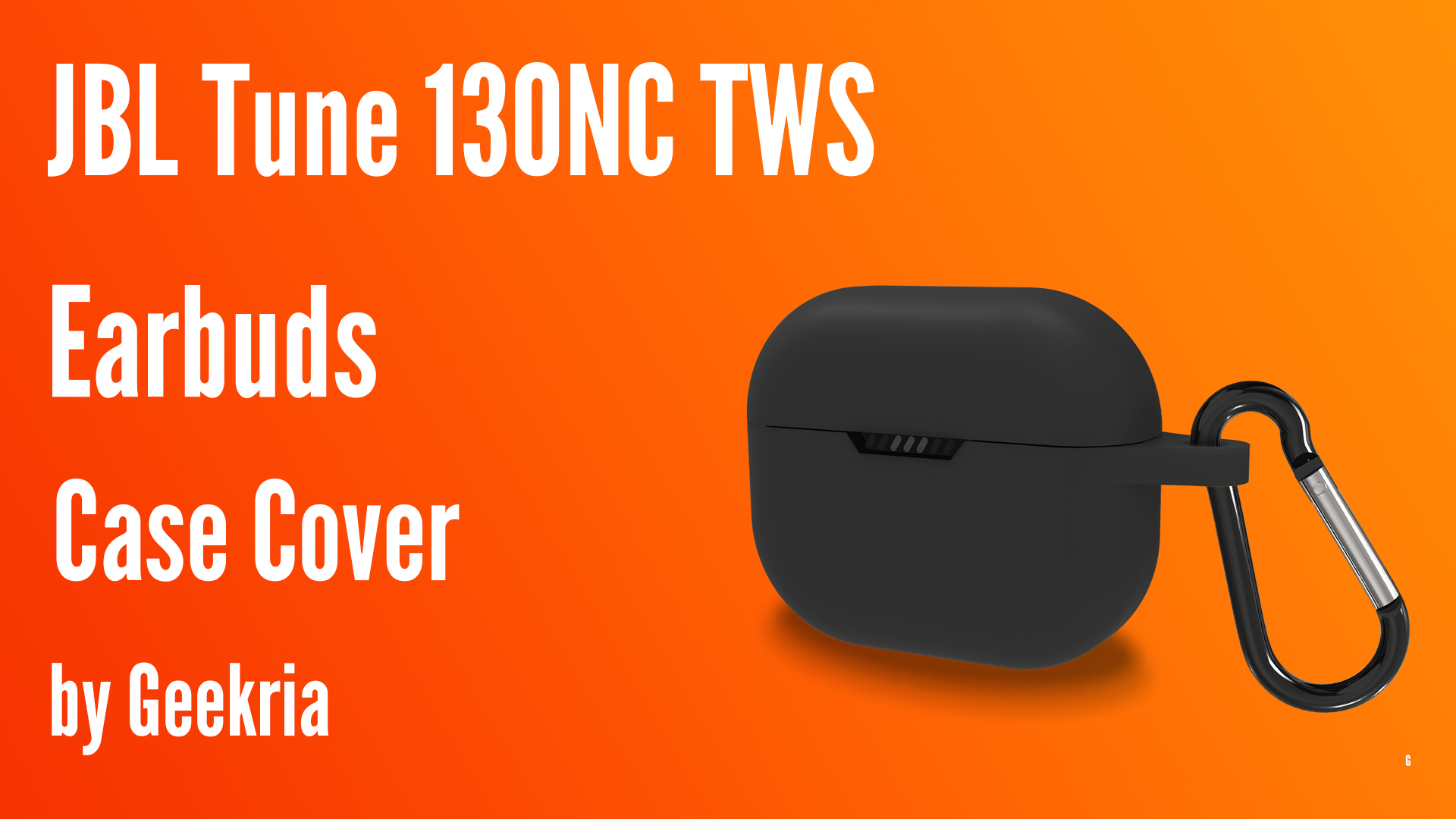 ☘️ JBL Tune 130NC TWS シリコンケース 黒 カラビナ付き Amazon | JBL Tune 130NC TWS用ソフトシリコンスキンケース、衝撃吸収
